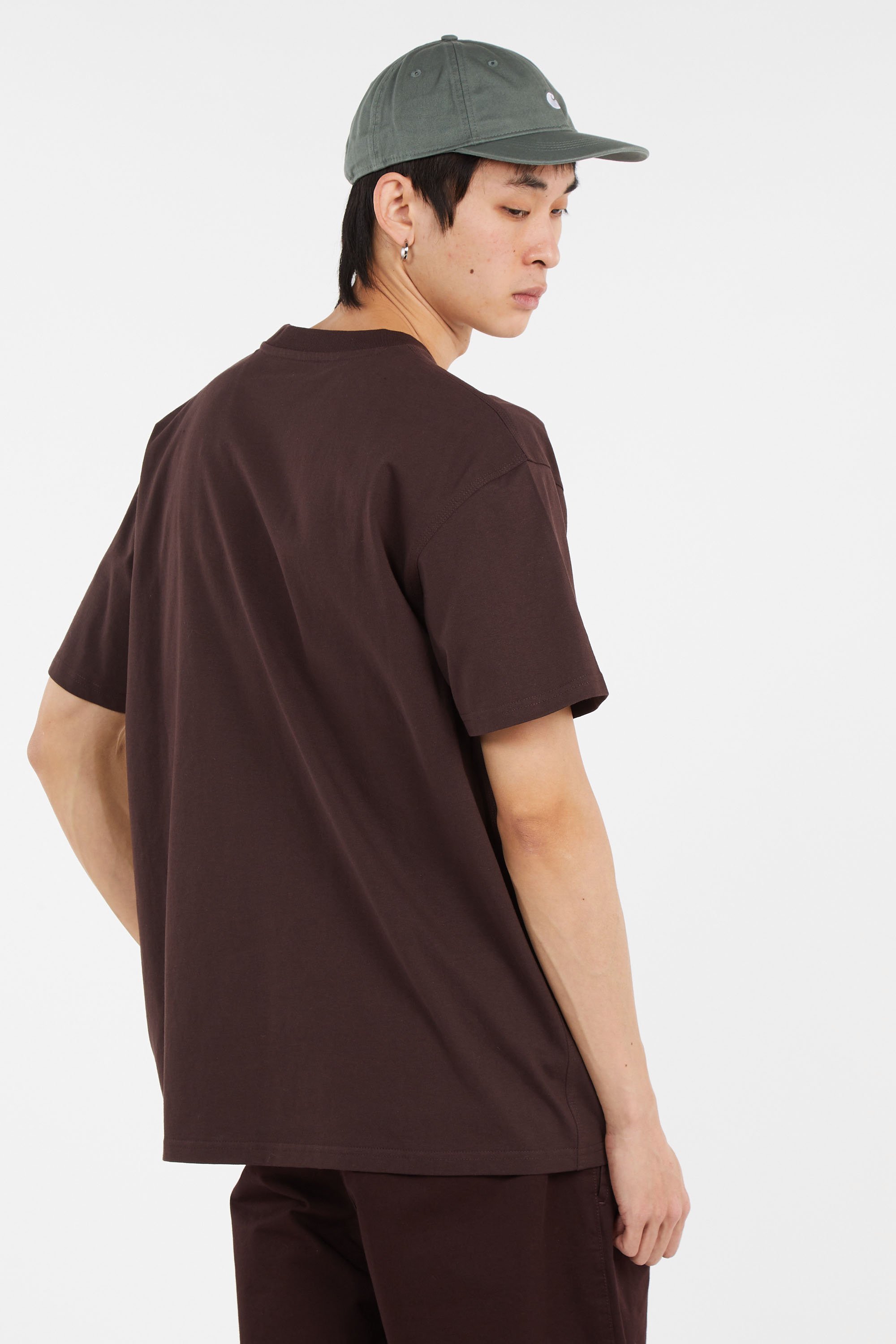 T-shirt american script | Marron CARHARTT WIP Homme