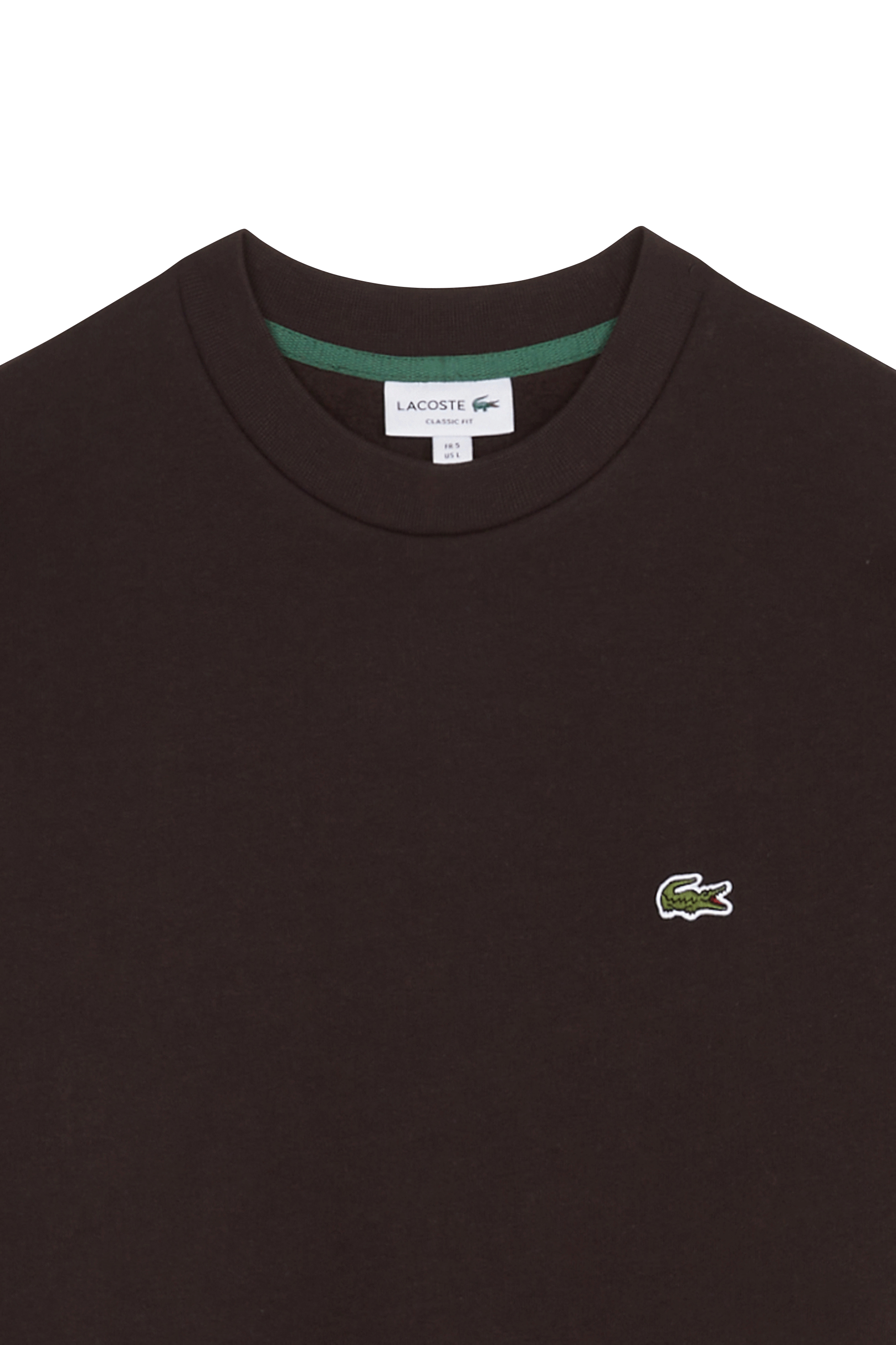 Sweatshirt sweat LACOSTE Marron