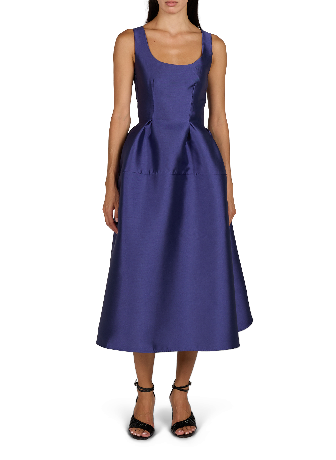 Robe longue évasée MARQUES ALMEIDA Bleu