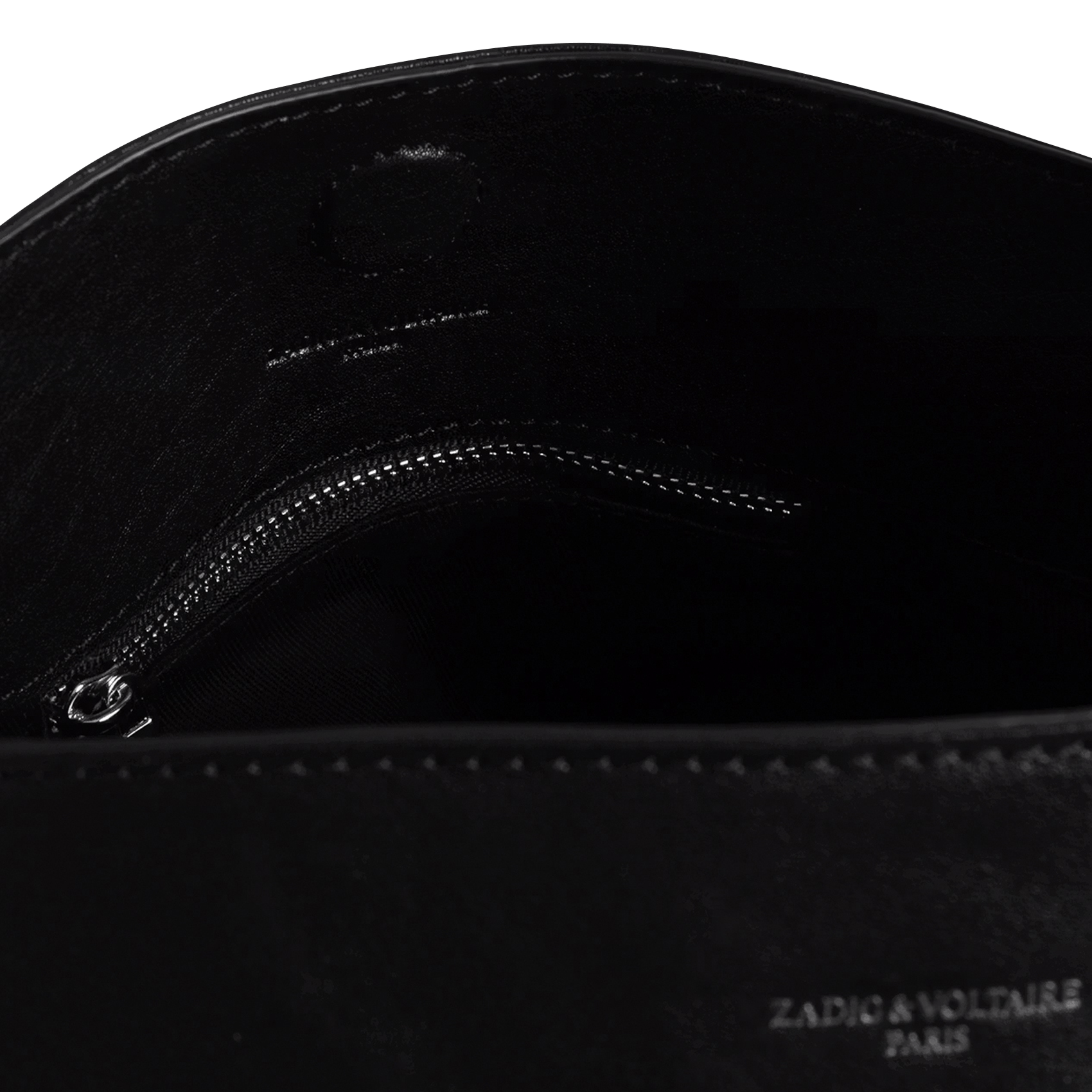 Sac bandoulière en cuir baby jane ZADIG&VOLTAIRE Noir