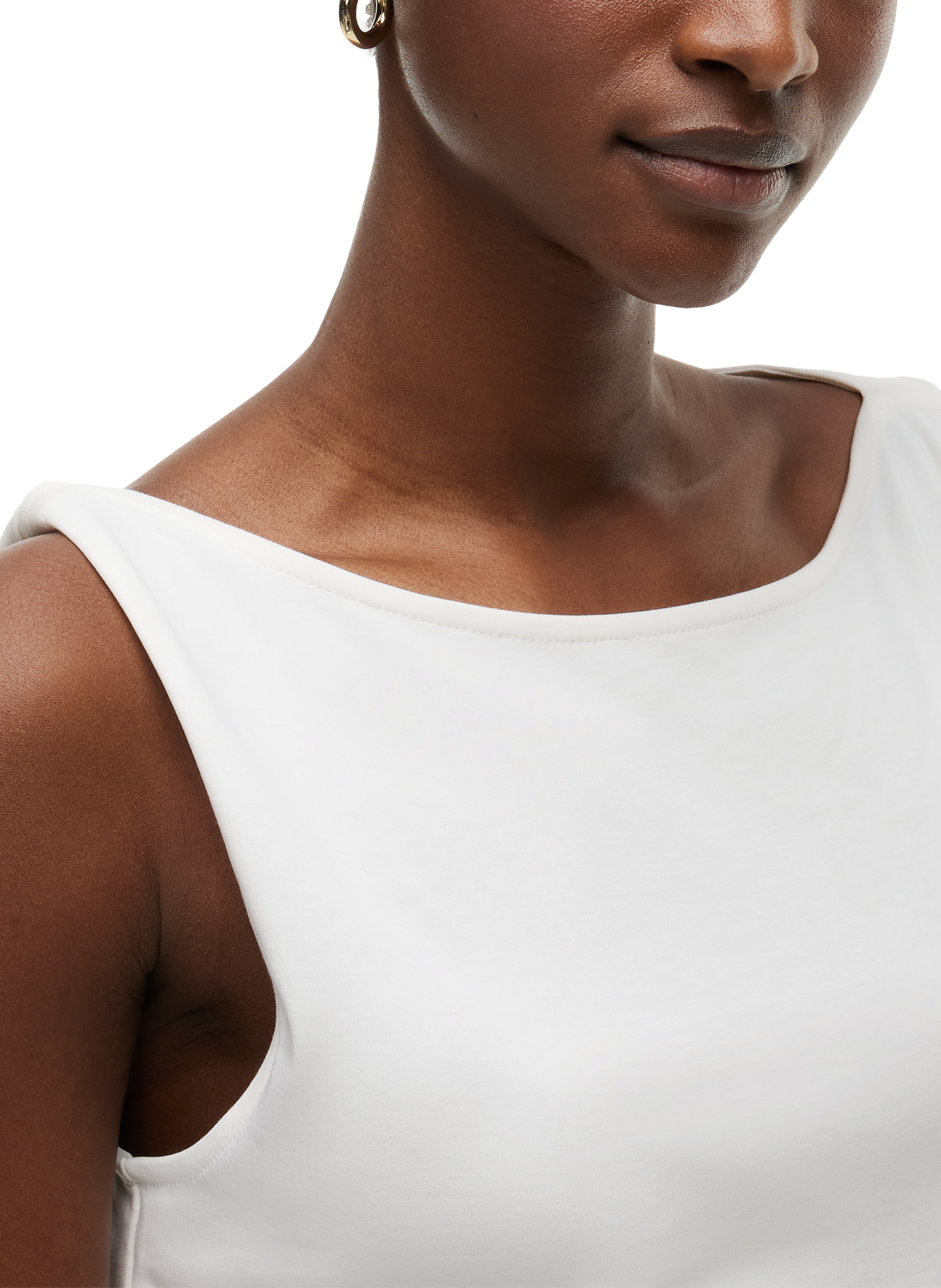 Cotton midi dress TOMMY HILFIGER White
