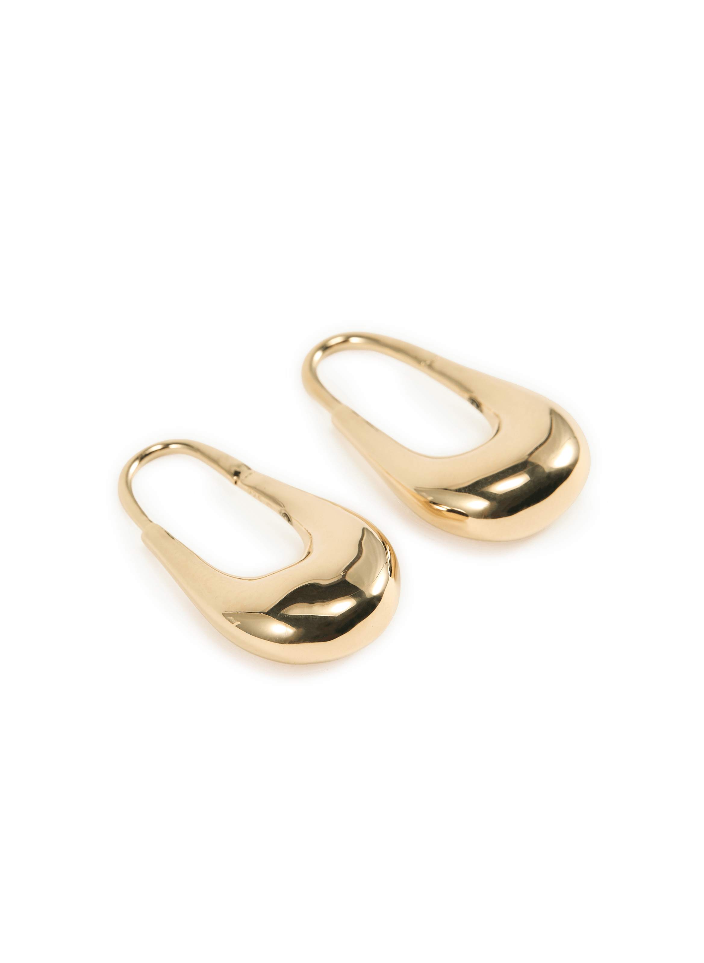Silver earrings OTIUMBERG Golden