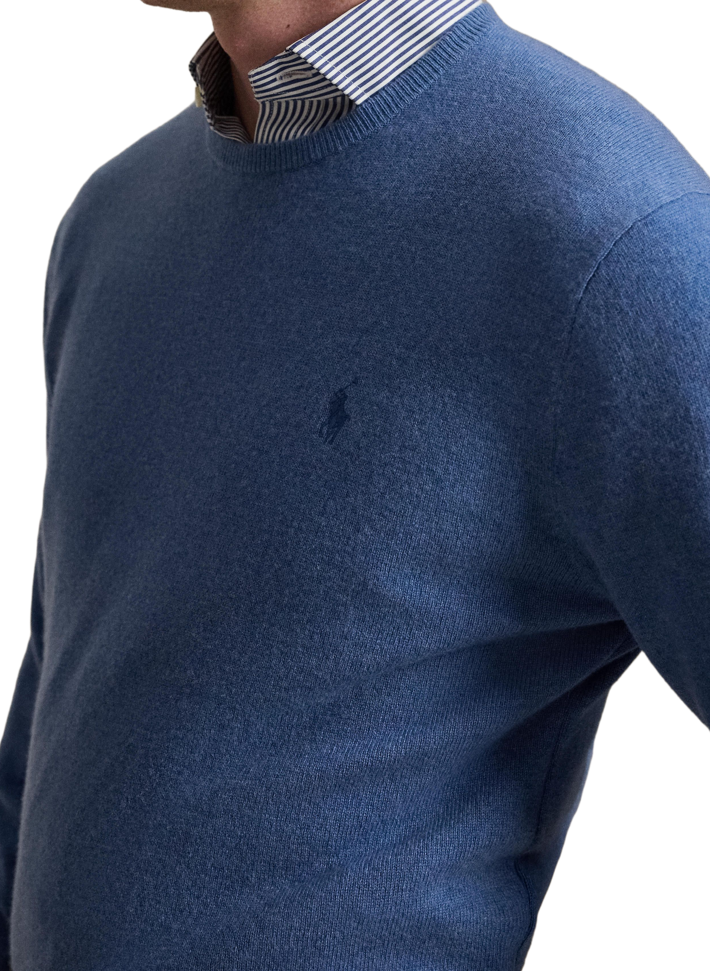 Pull col rond en laine | Bleu POLO RALPH LAUREN Homme