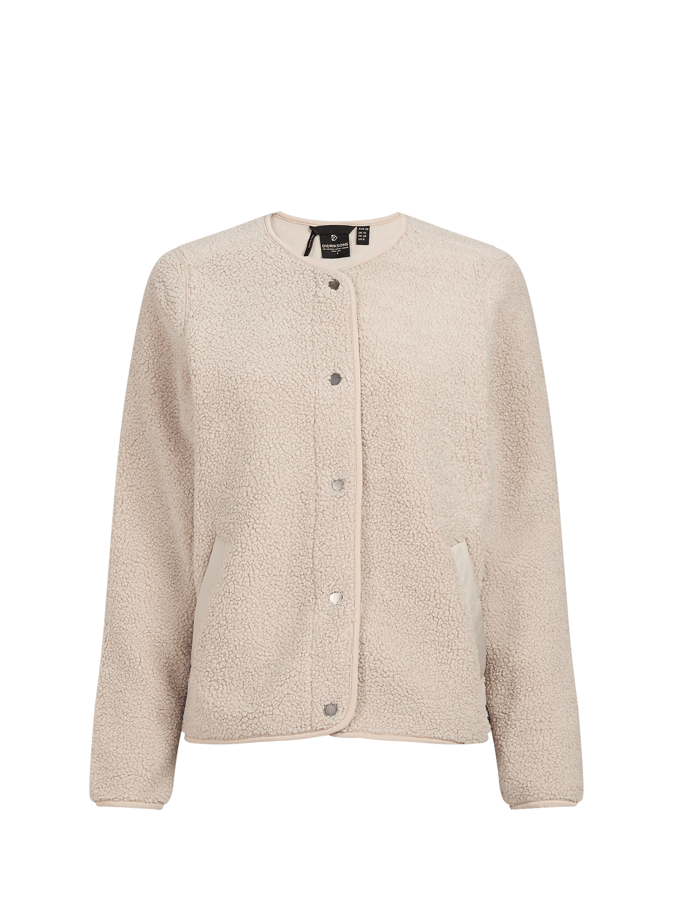 SELMA jacket in soft fleece DIDRIKSONS Beige