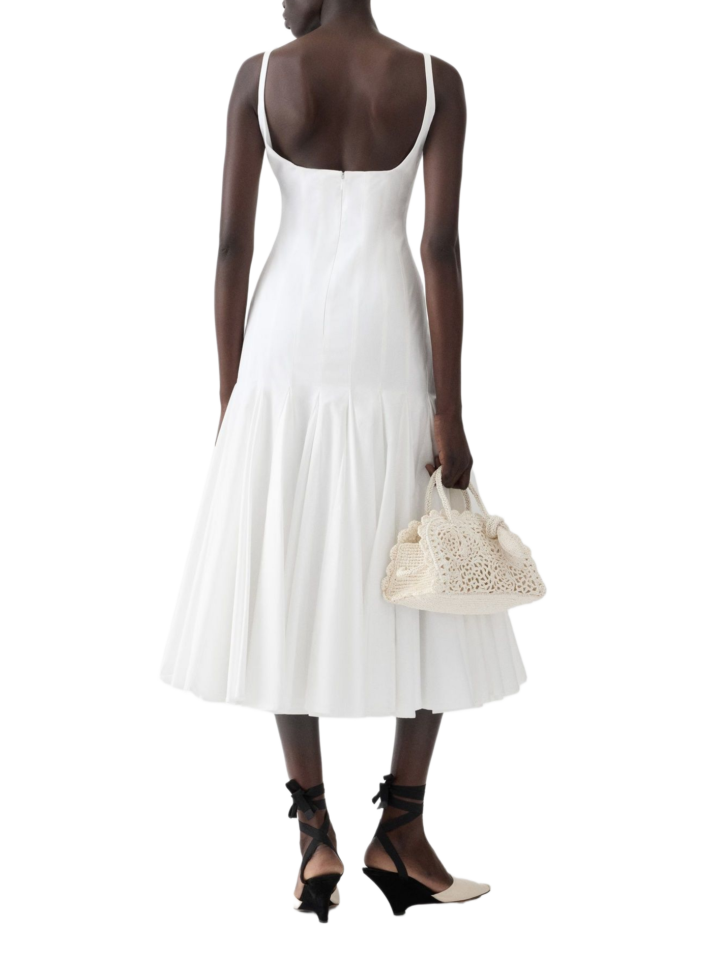 La robe Agave en coton JACQUEMUS White