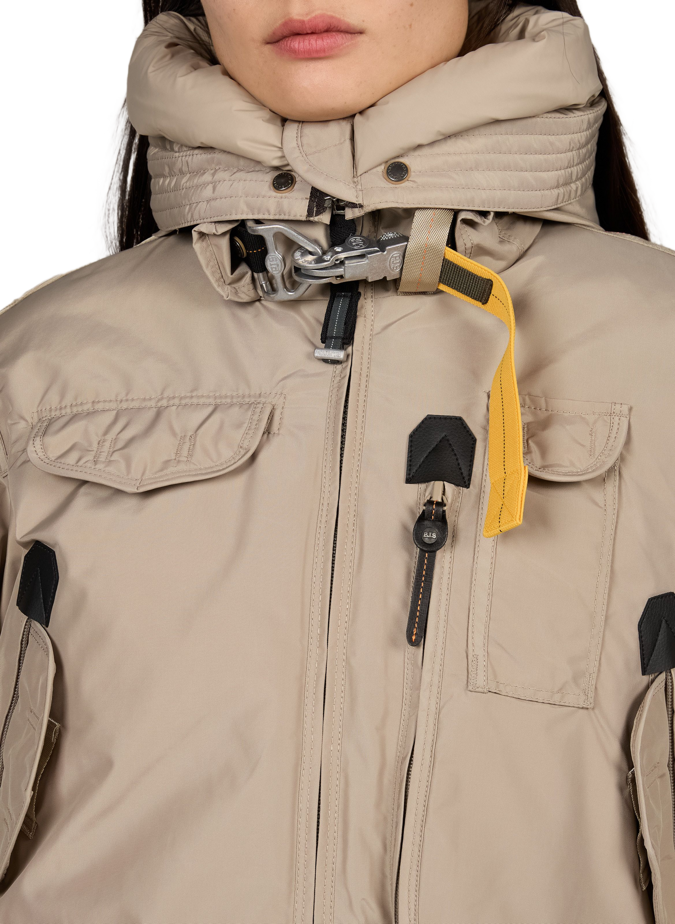Daunenjacke Gobi mit Kapuze PARAJUMPERS Grau