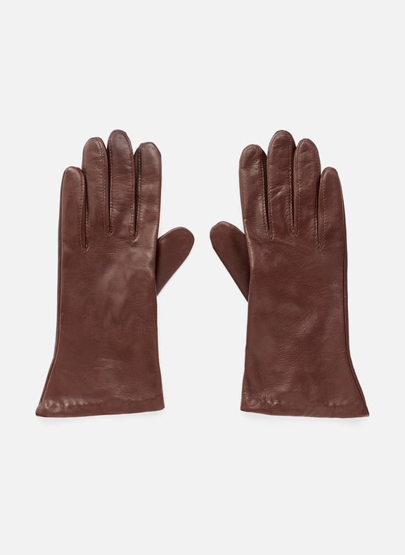 Leather gloves Brown by SAISON 1865 SAISON 1865 Leather gloves Brown