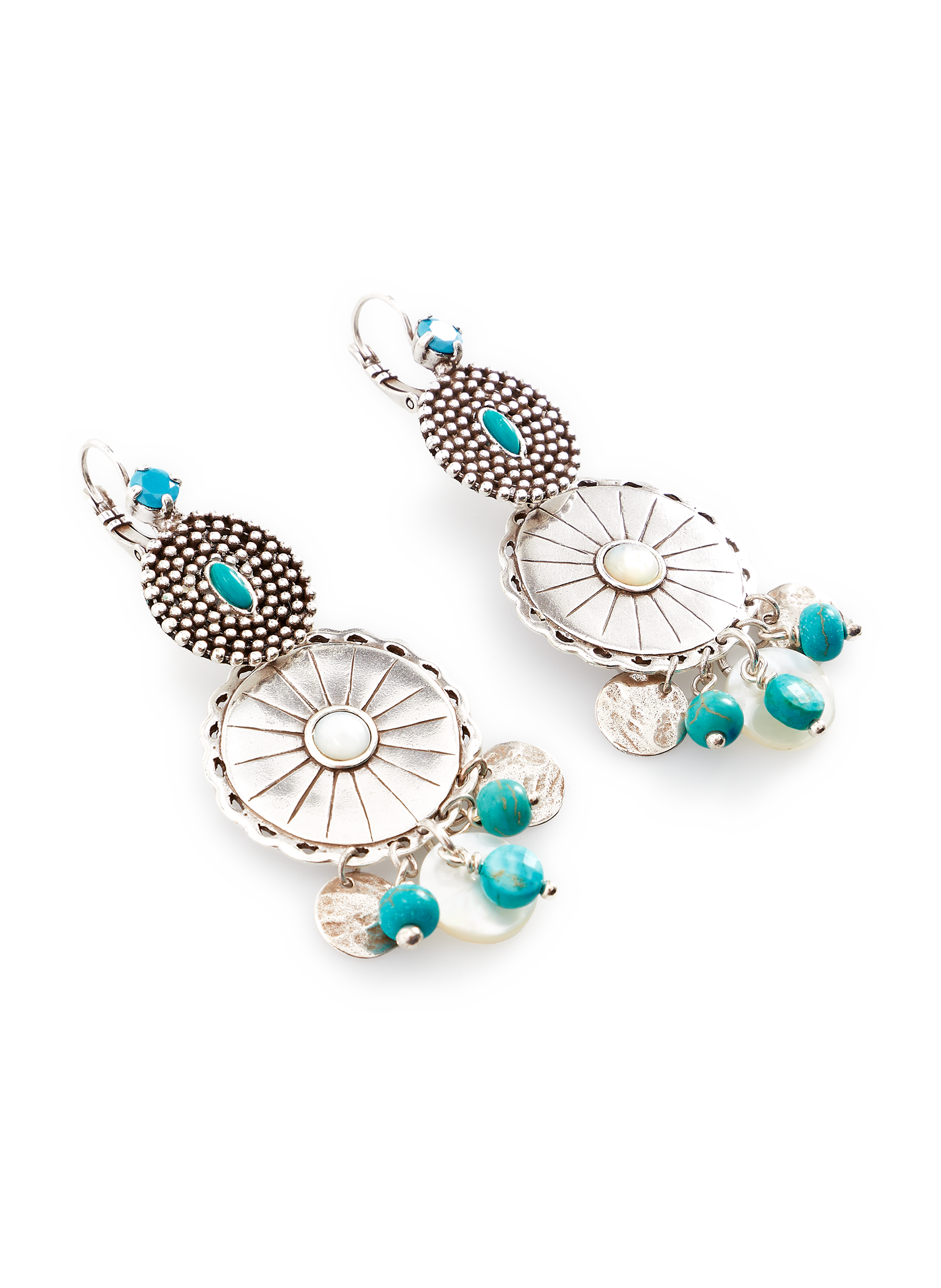 Boucles d'oreille dormeuses Positano