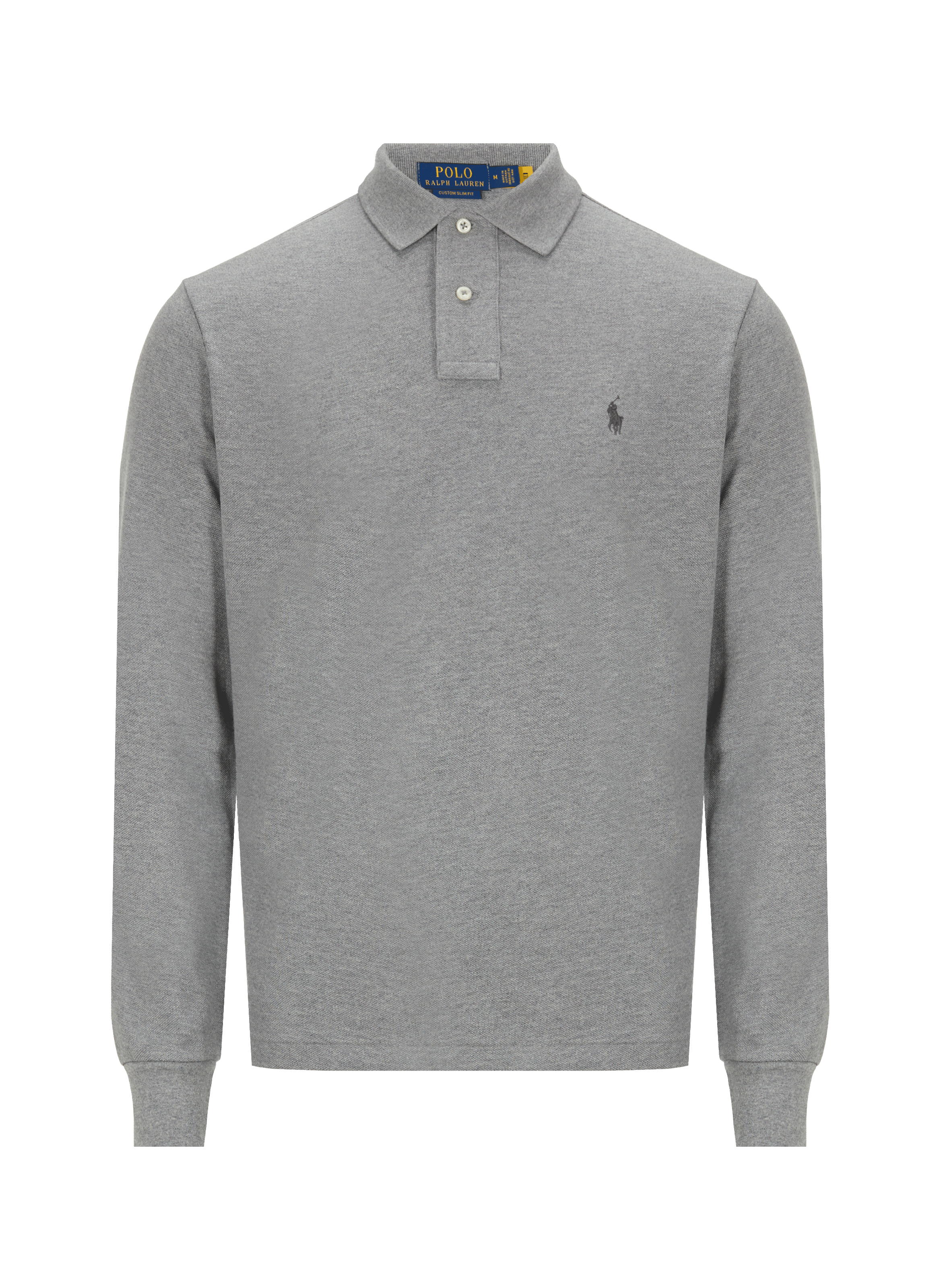 Cotton piqué polo shirt POLO RALPH LAUREN Grey