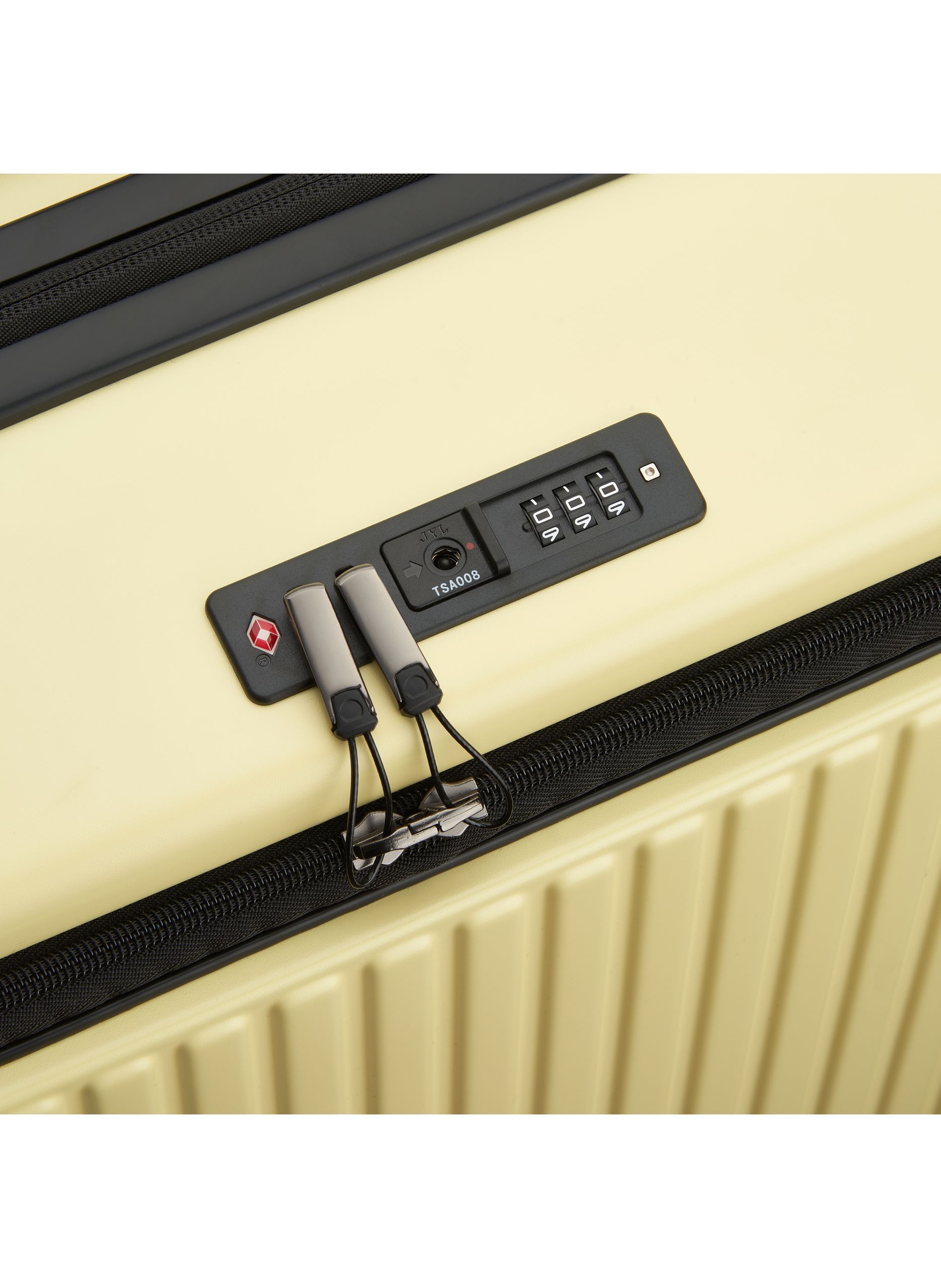 Valise soute rigide taille xl - securitime zip DELSEY PARIS Jaune