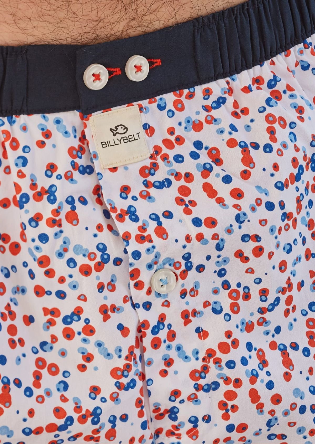 Caleçon en coton biologique BILLYBELT Blanc