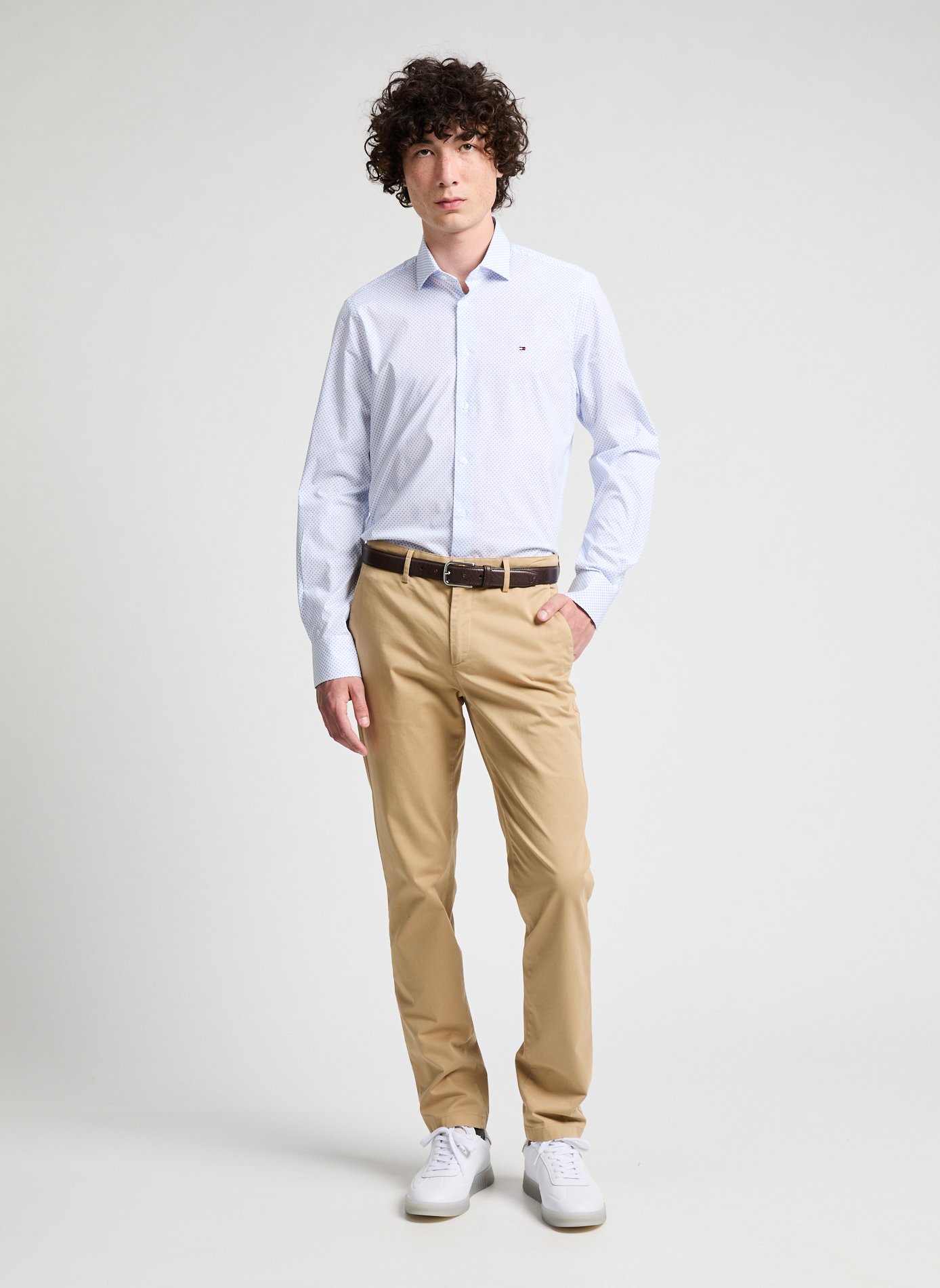 Patterned shirt TOMMY HILFIGER White