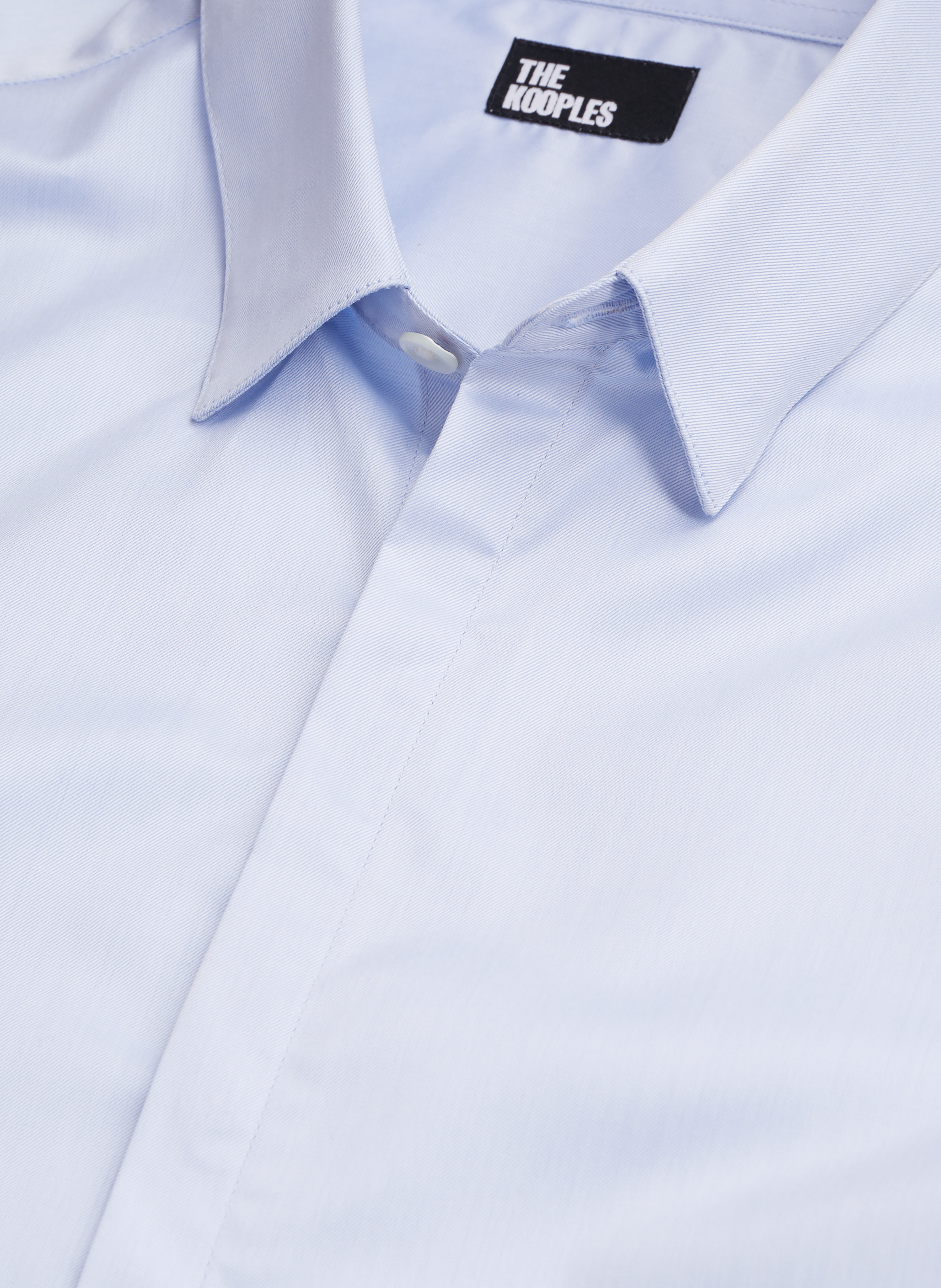 Chemise en coton col classique THE KOOPLES Bleu