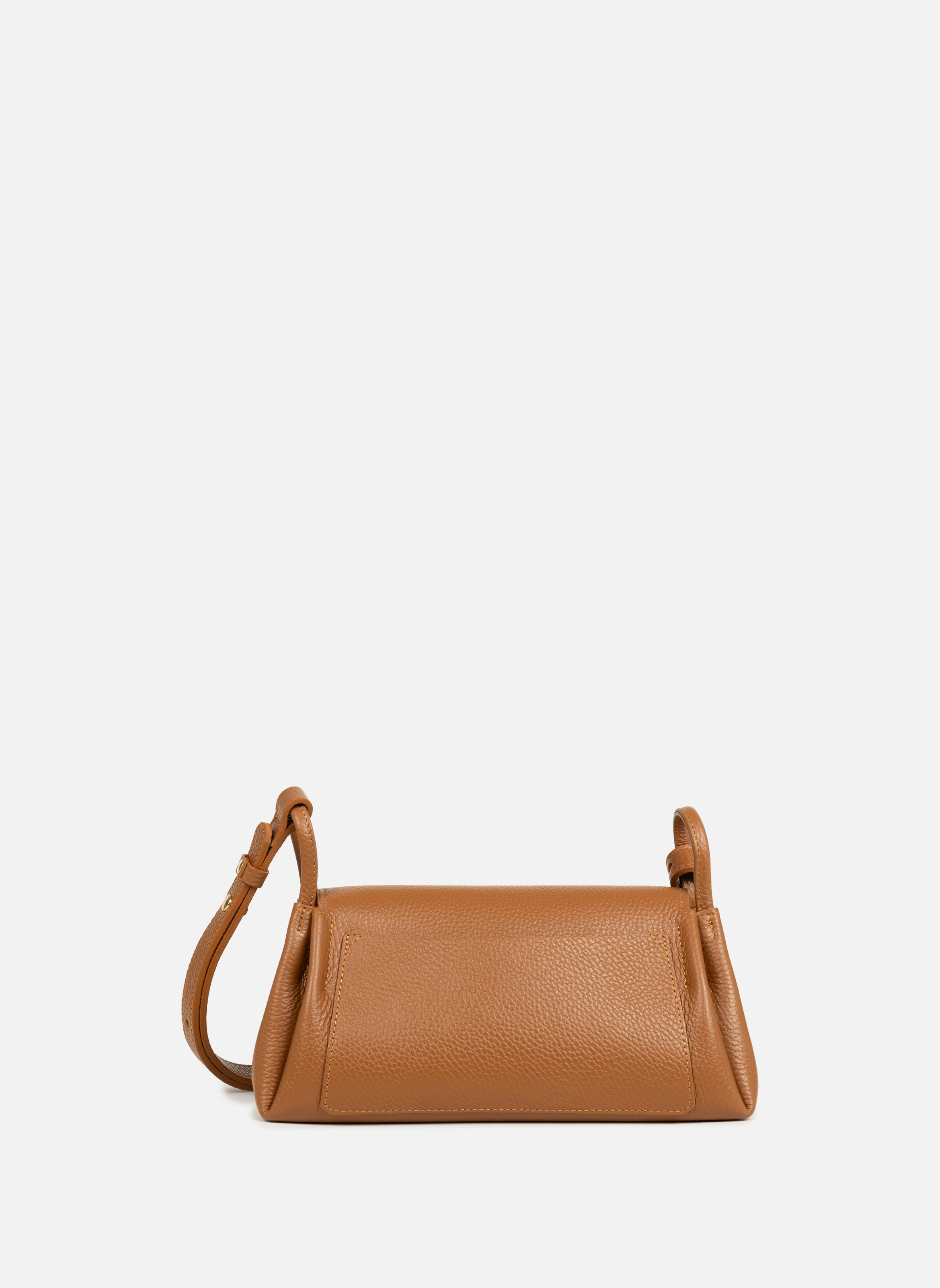 Crossbody Bag – Accordéon Double Brown