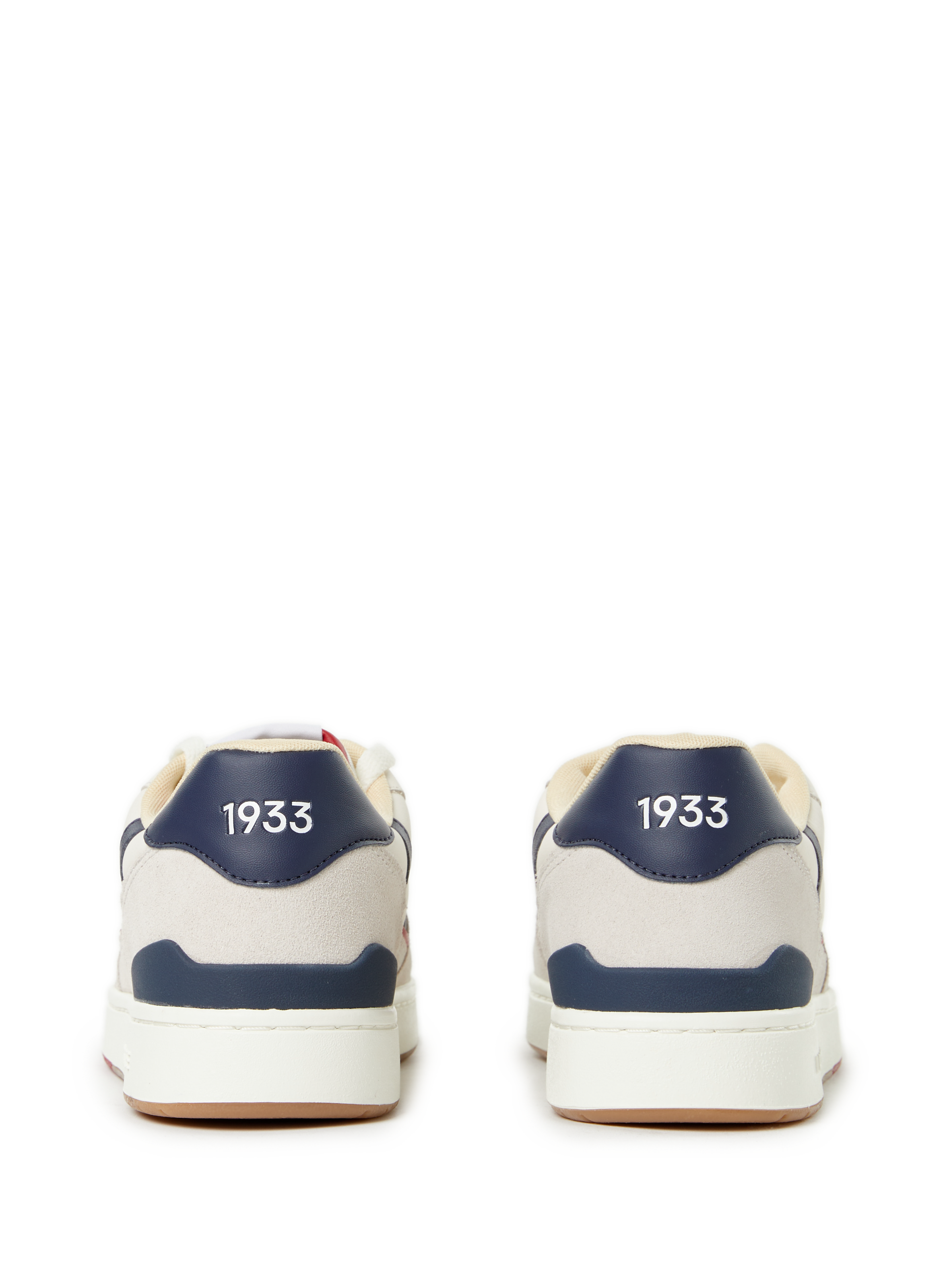Bi-material sneakers LACOSTE Beige