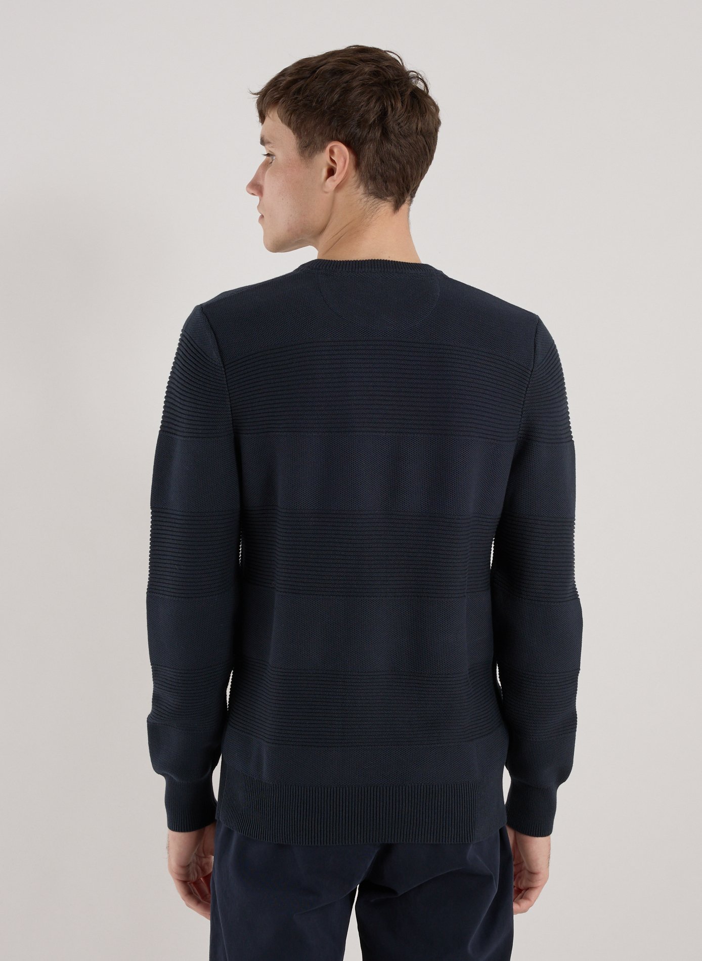 Cotton round neck Sweatshirt EDEN PARK Blue