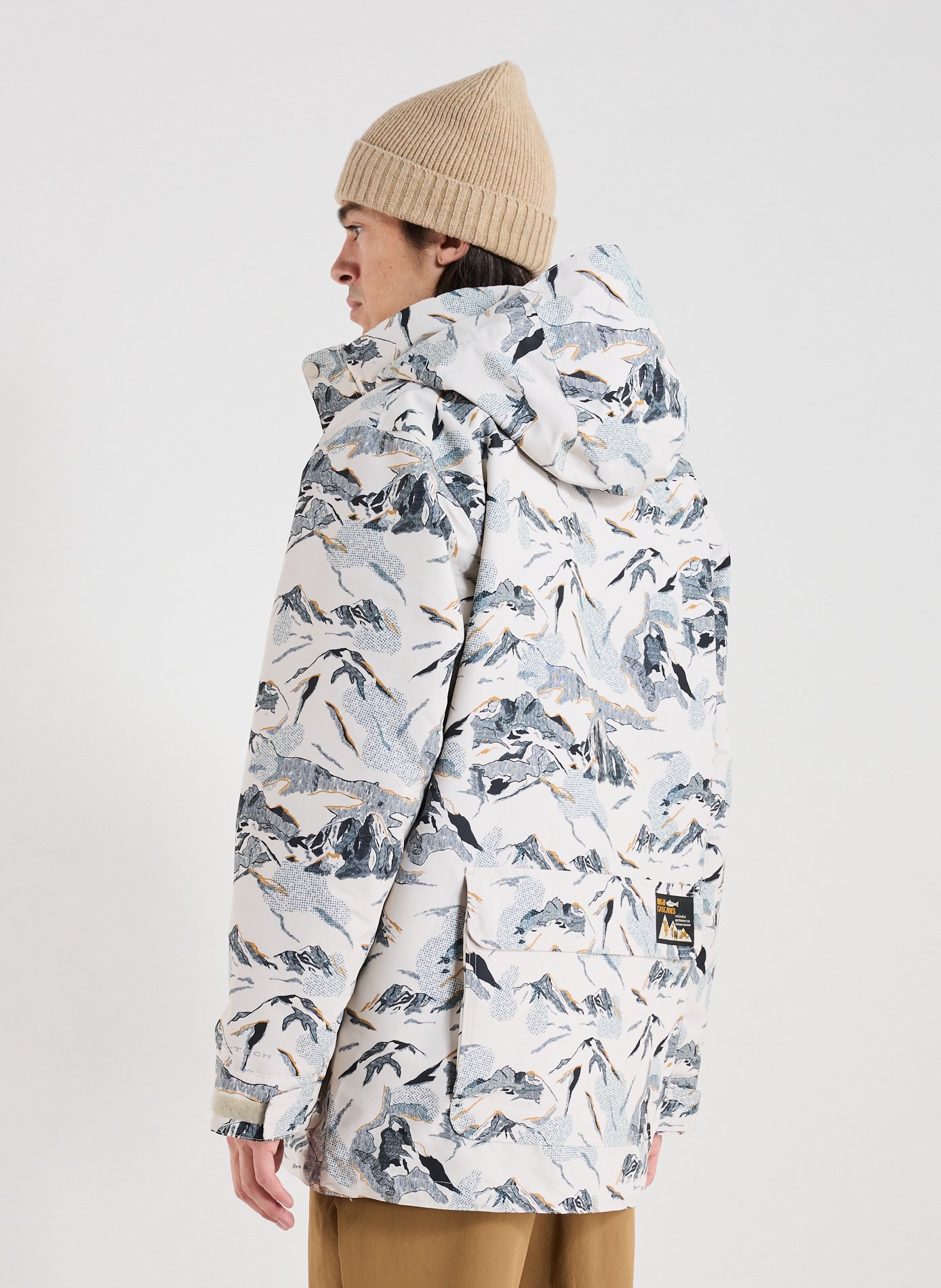 Printed parka COLUMBIA Brown