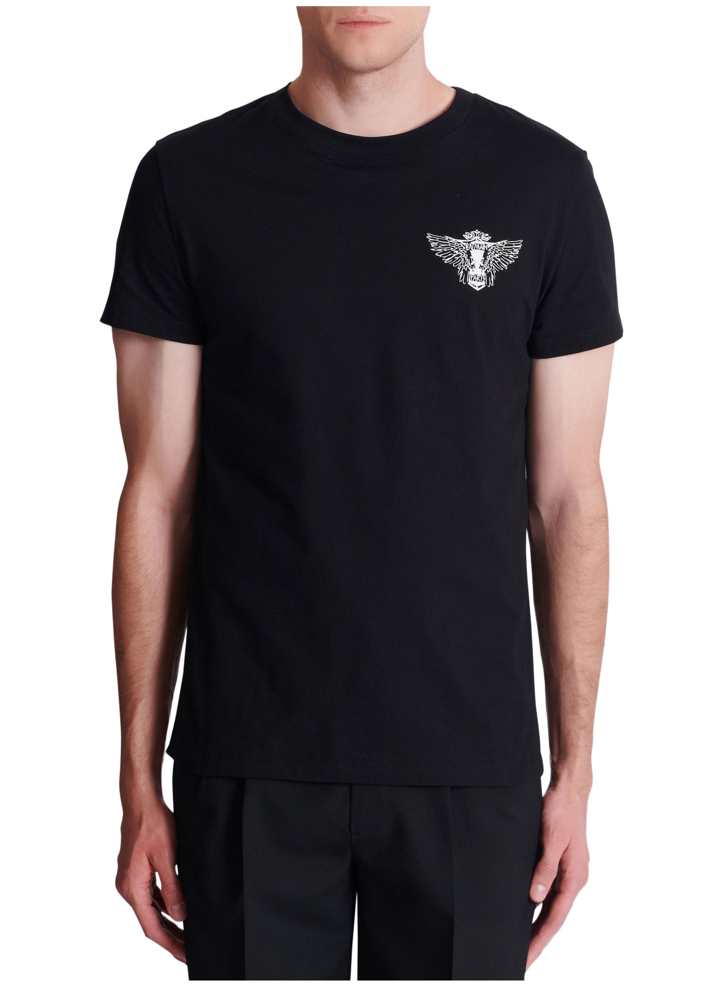 T-shirt à imprimé BALMAIN Noir