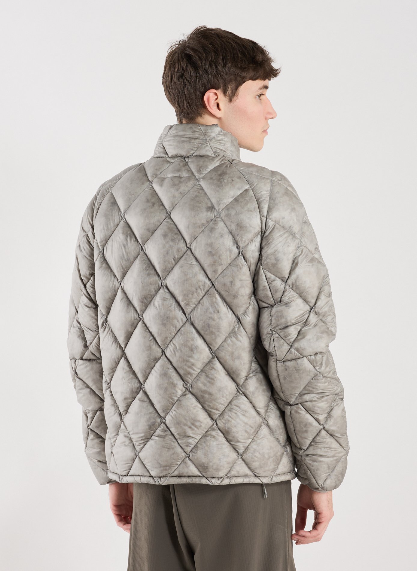 Veste matelassée à col montant ROA Gris