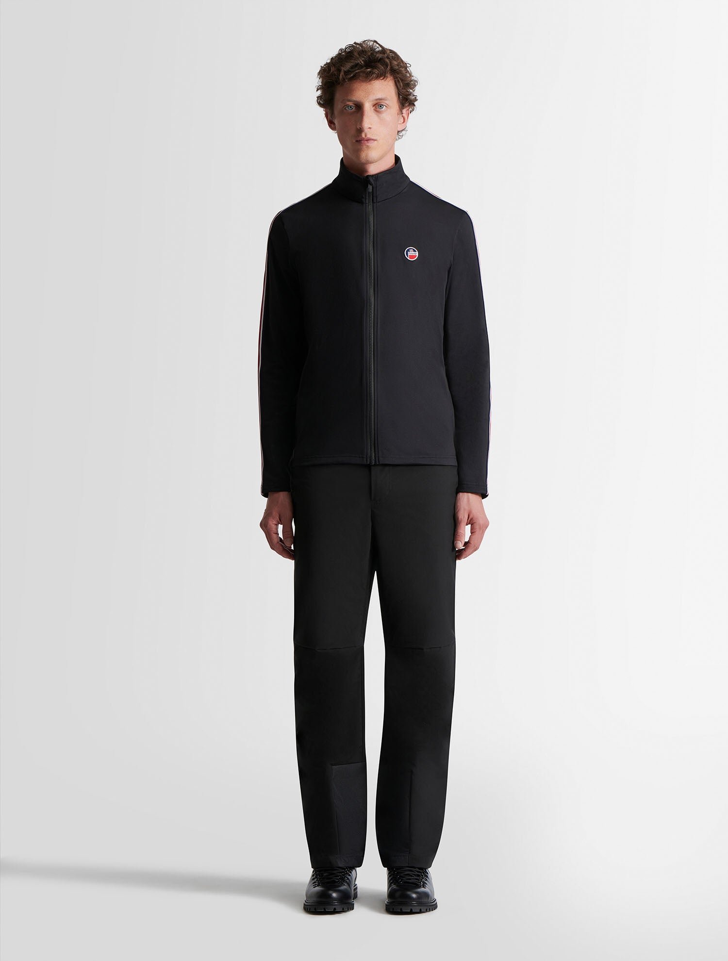 Veste technique mariozip col montant coupe regular FUSALP Noir