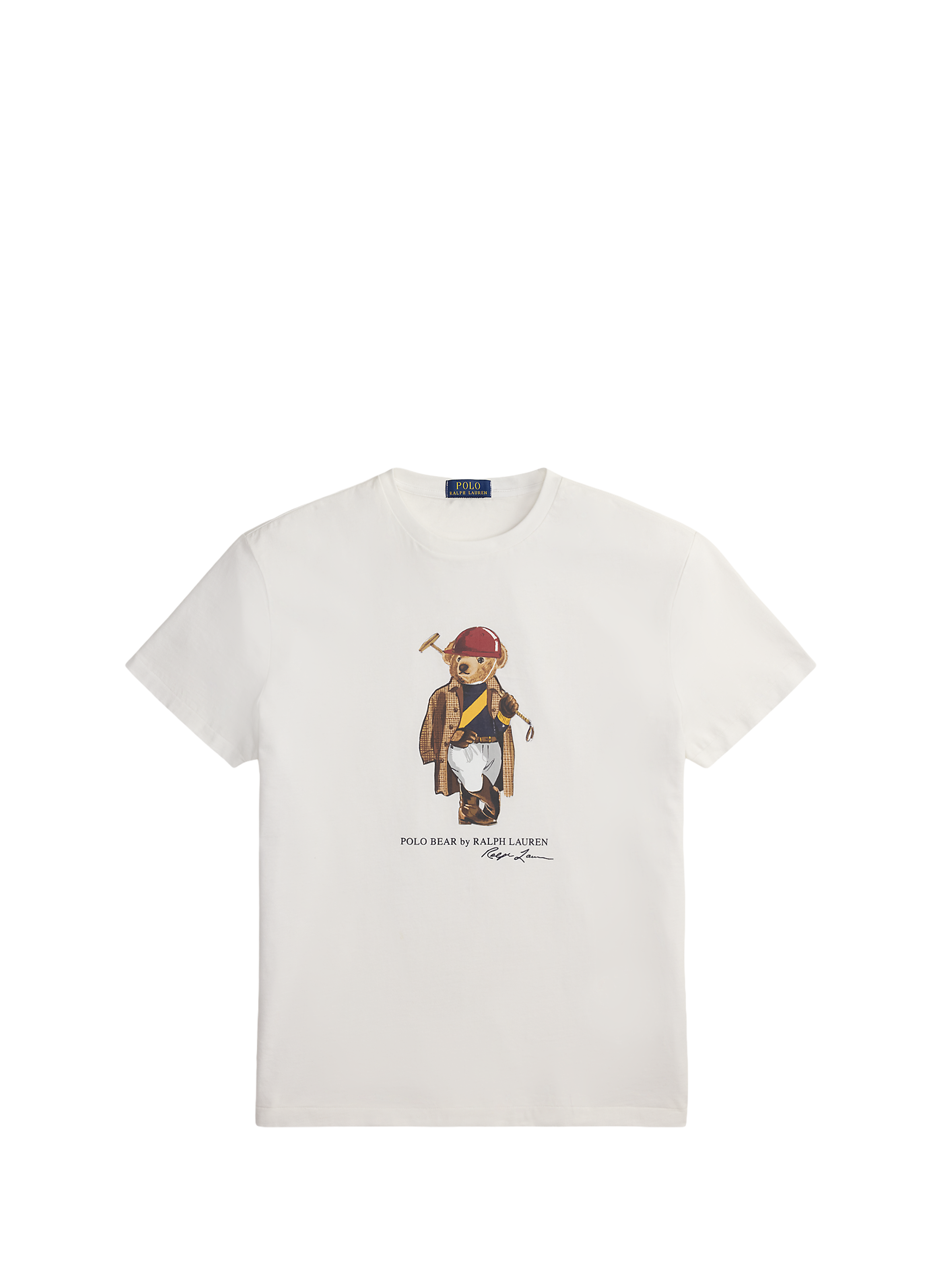 Cotton round-neck T-shirt POLO RALPH LAUREN White