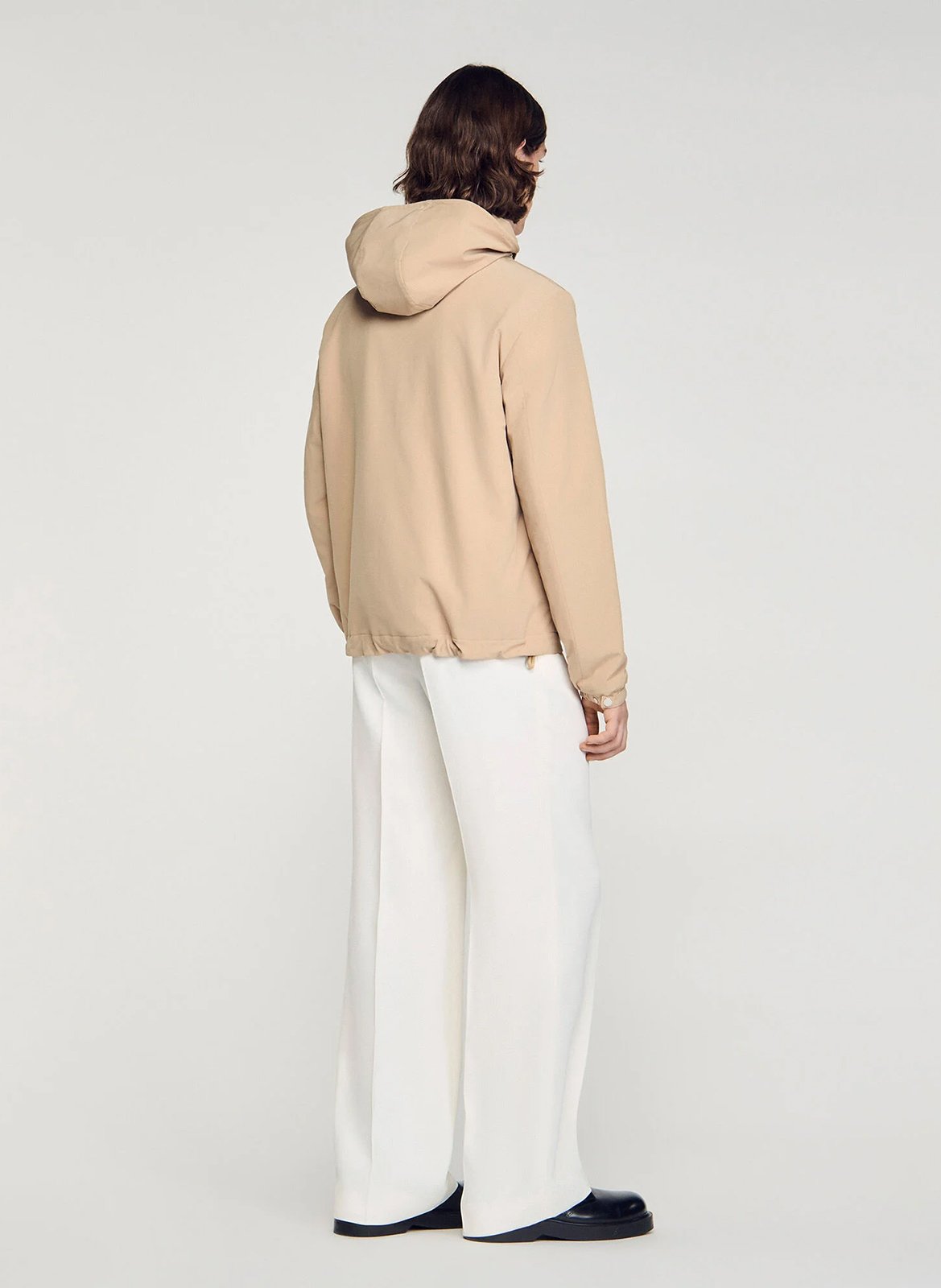 Sweat col montant SANDRO Beige