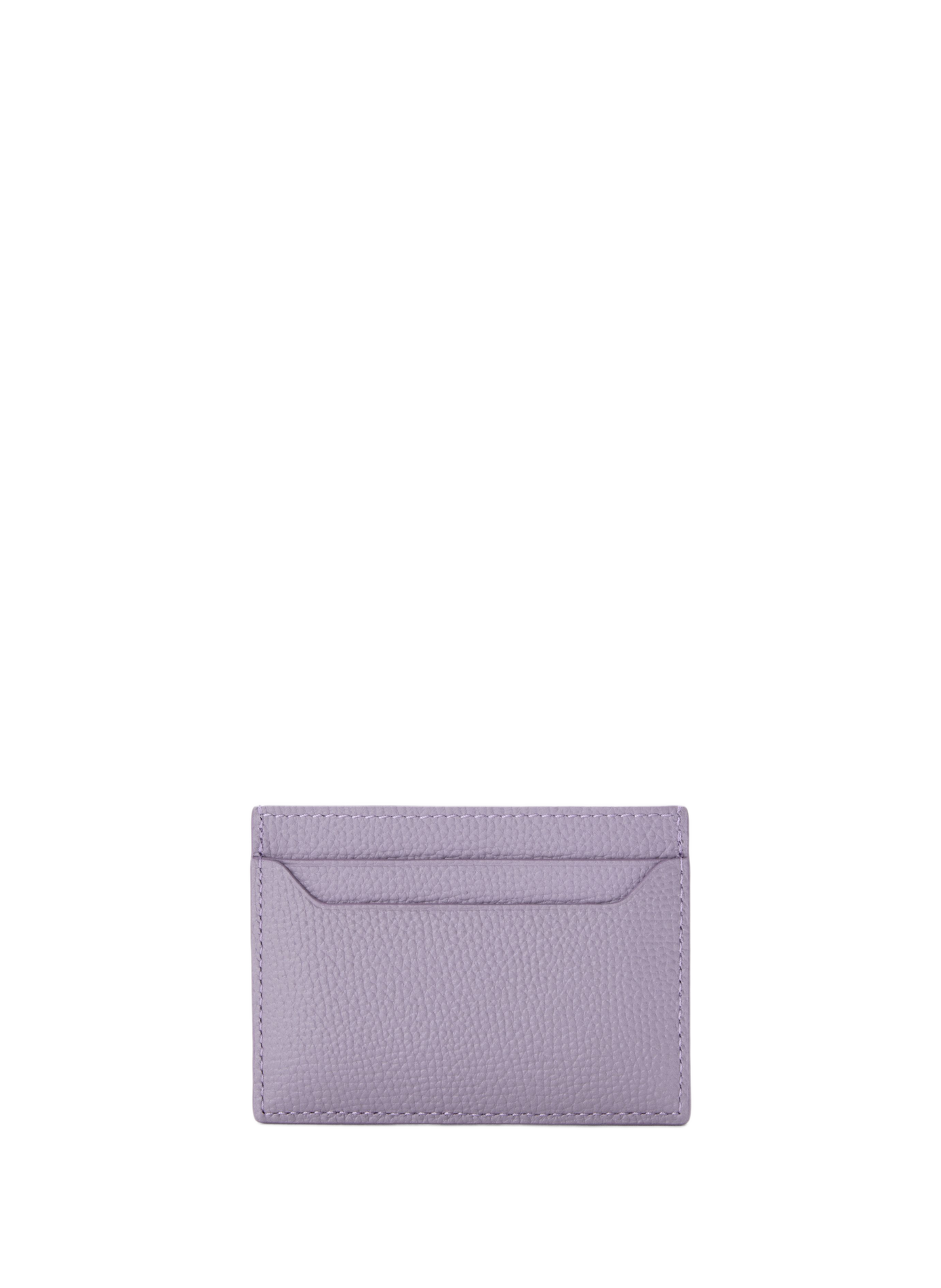 Porte-cartes simple Anagram en cuir de veau grainé LOEWE Violet