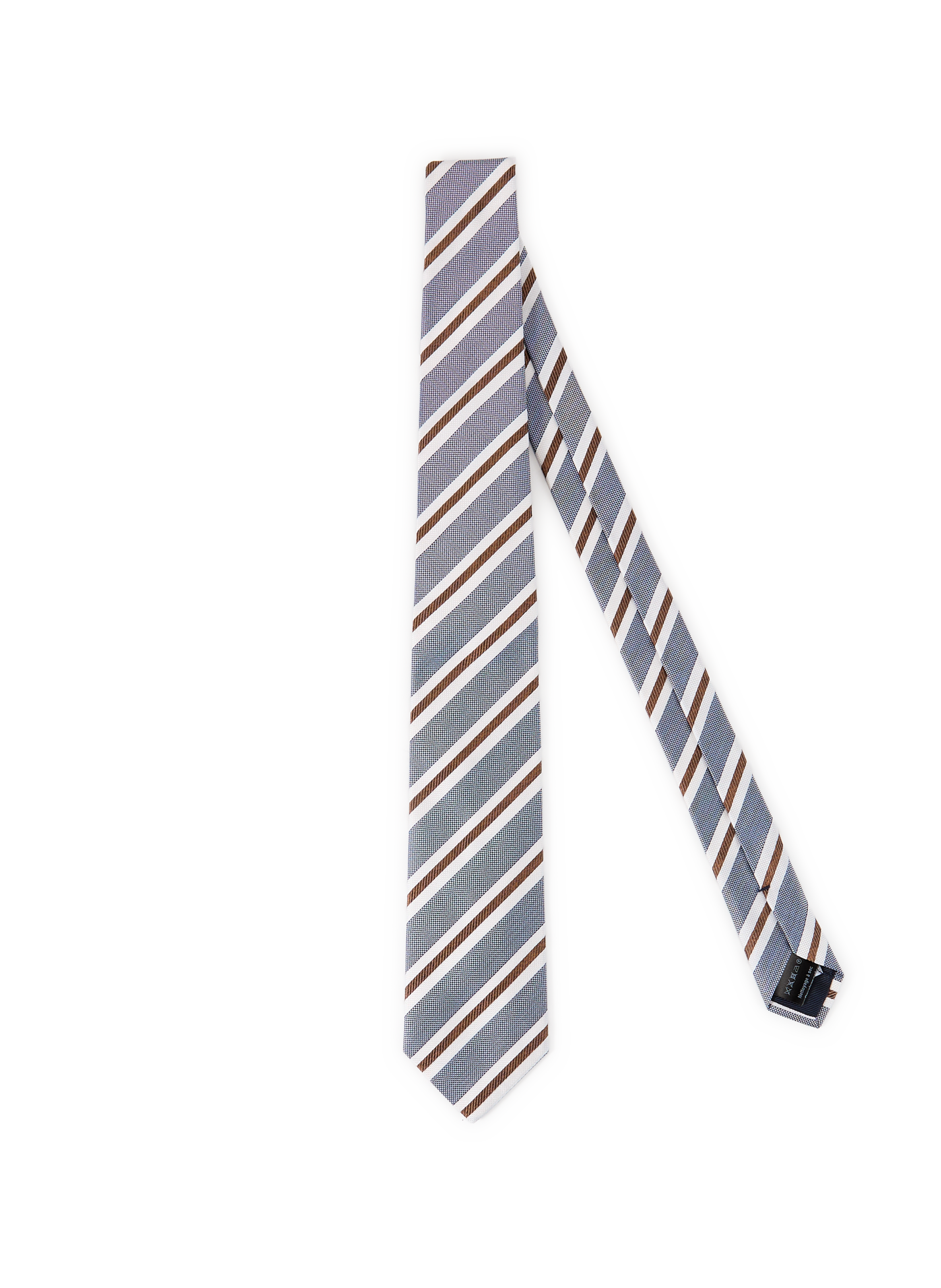 Cravate à rayures en soie AU PRINTEMPS PARIS Multicolore