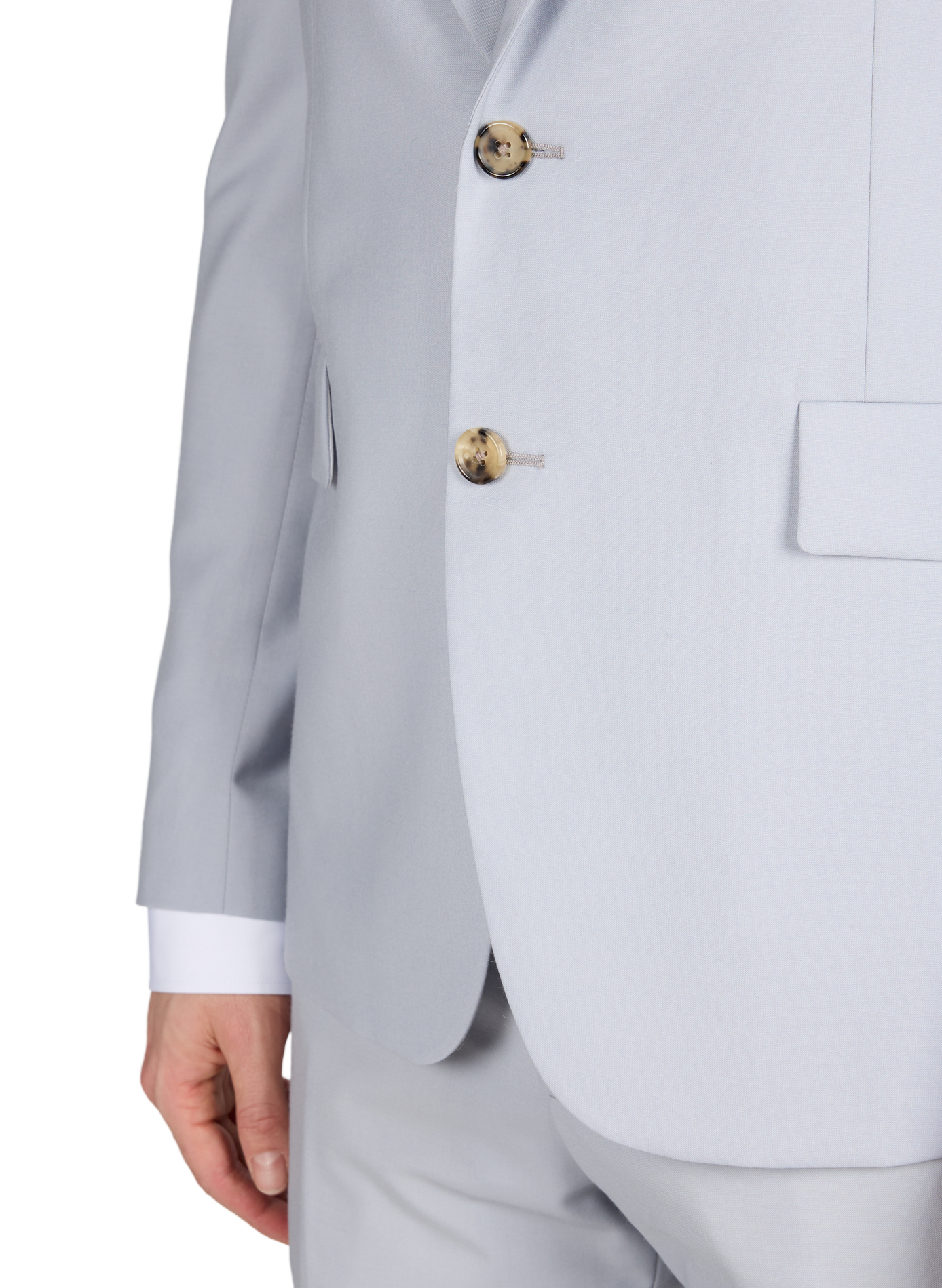 Costume Kesington fit en laine et mohair PAUL SMITH Bleu