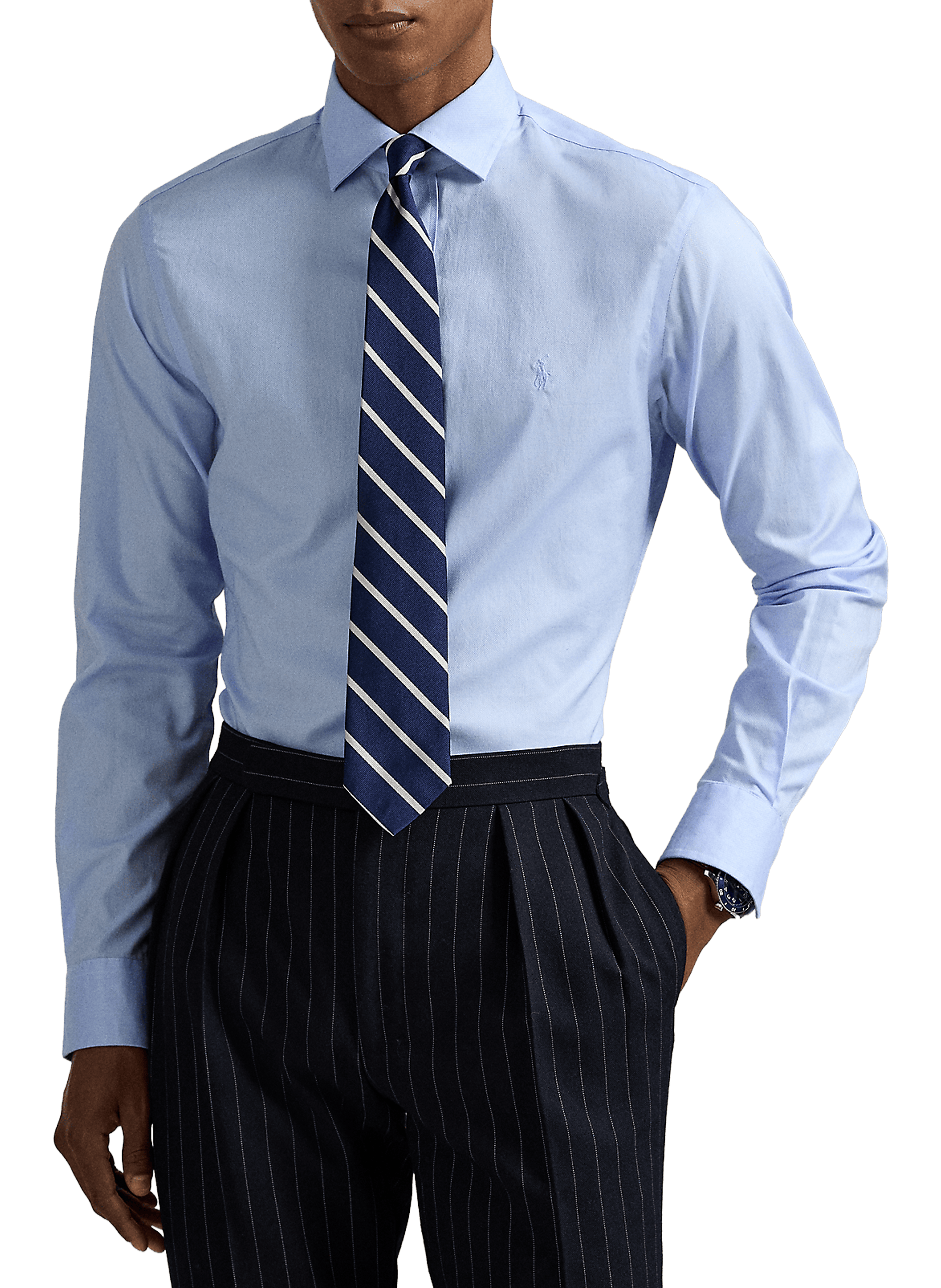 Cotton poplin shirt POLO RALPH LAUREN Blue