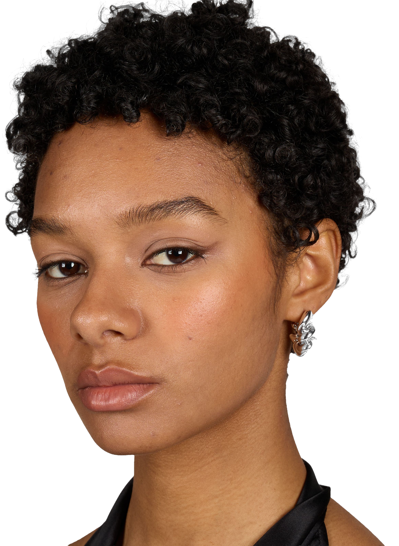 Boucles d'oreille Coil Hoops en argent MARIA BLACK Argent