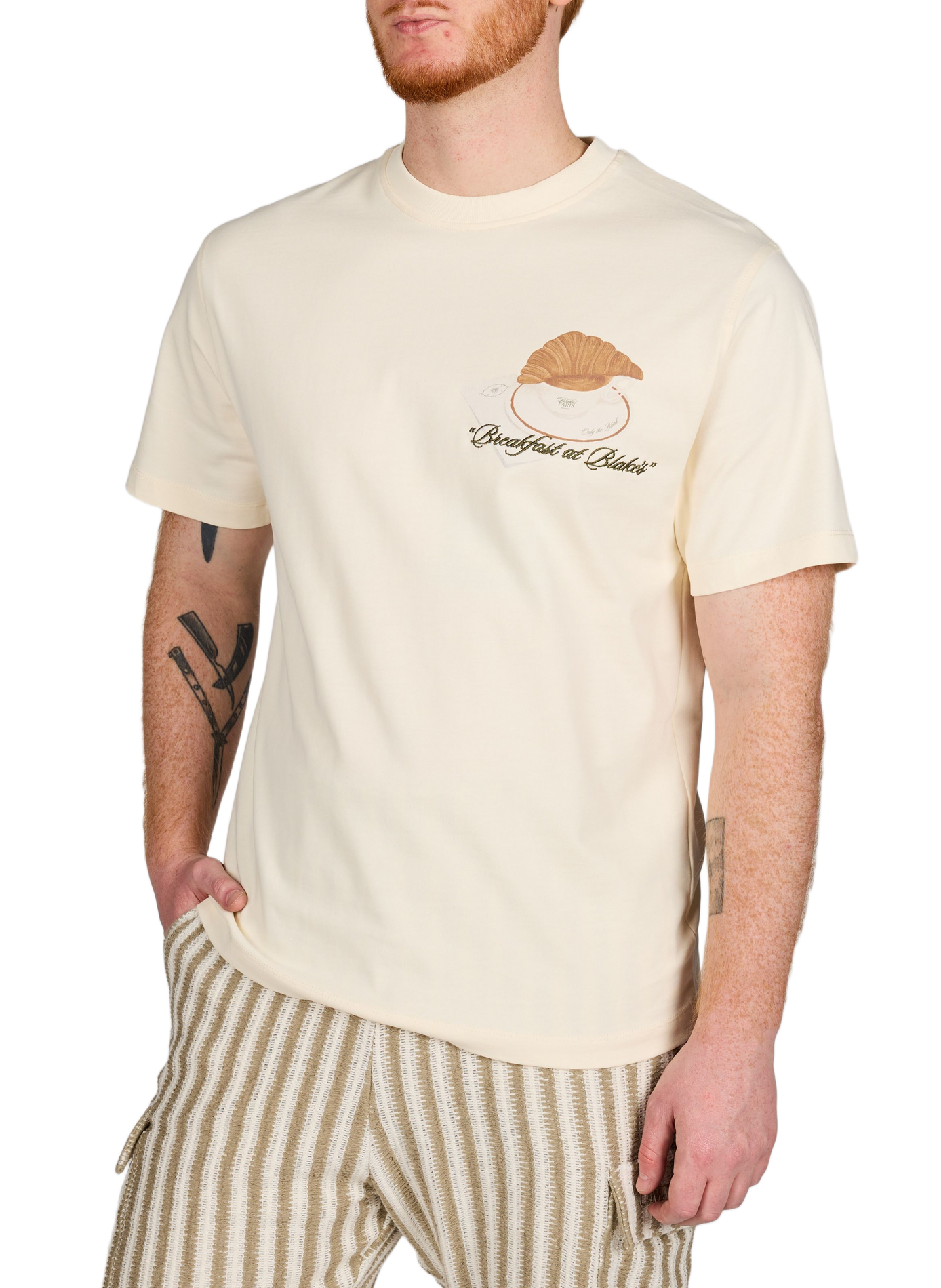 Cotton Breakfast at Blake's T-shirt ONLY THE BLIND Beige