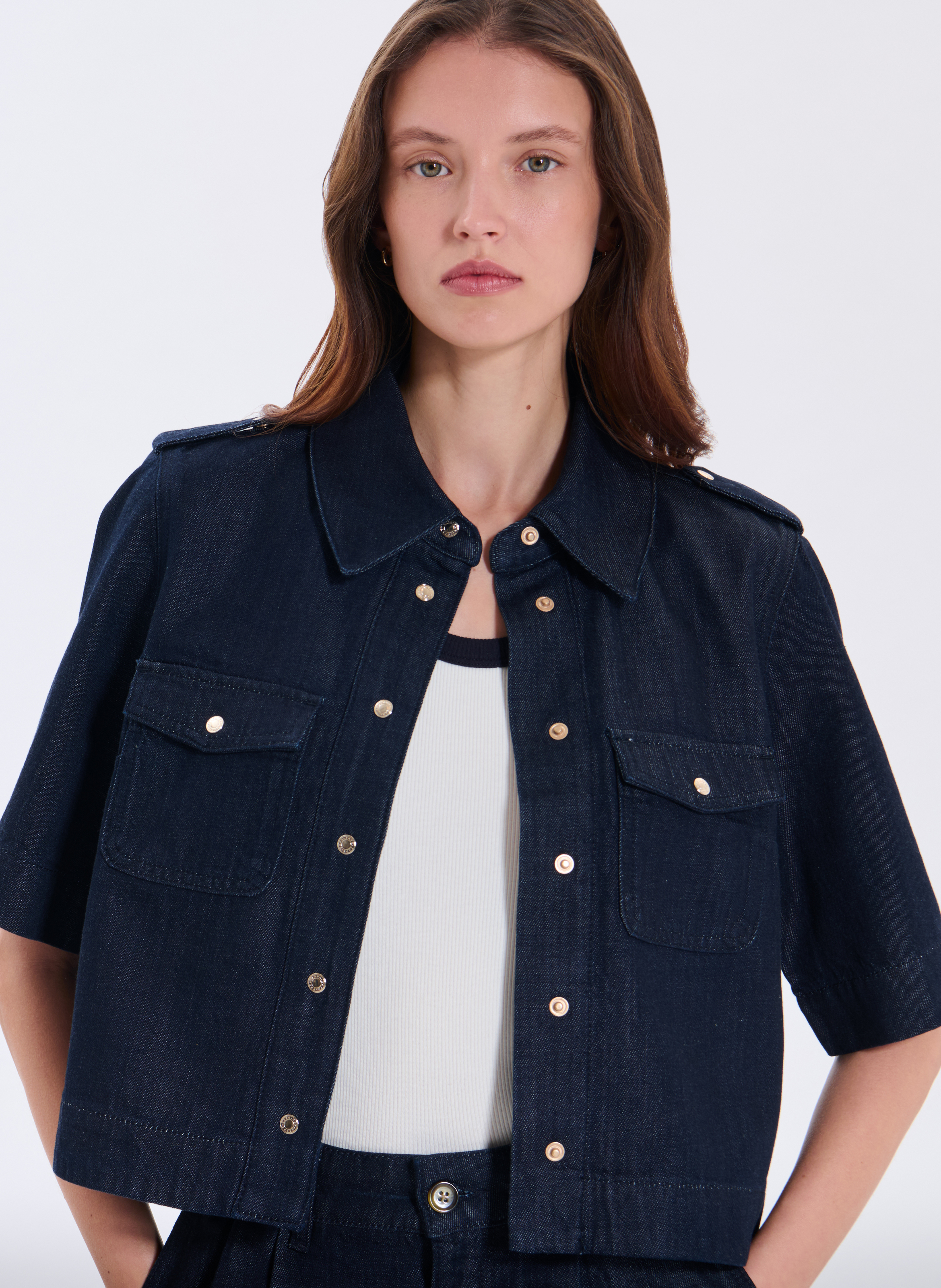 Chemise  celeste ZAPA Bleu