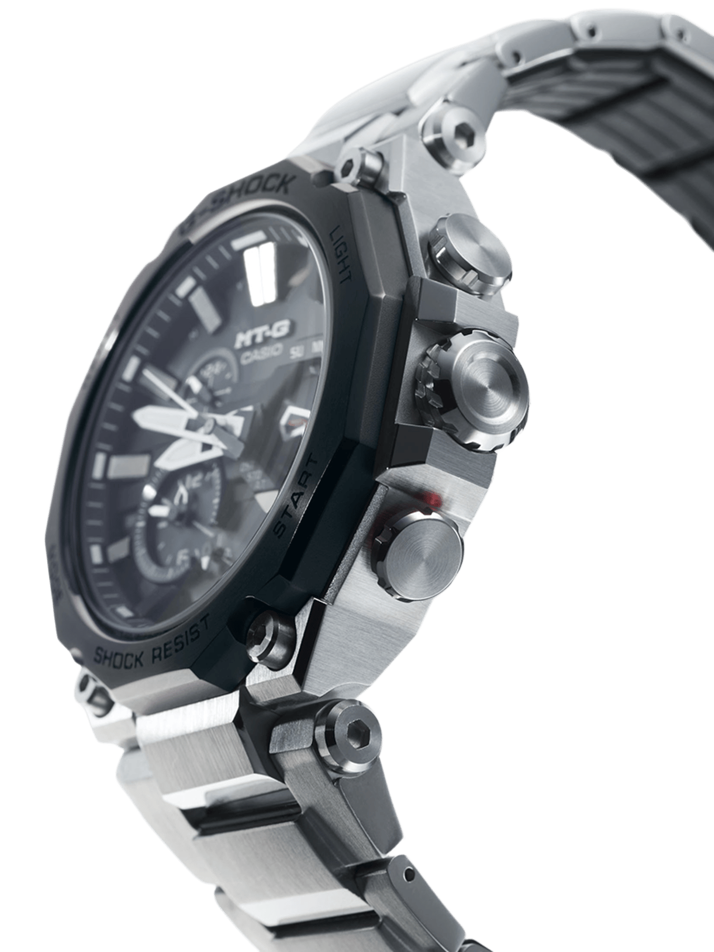 Montre quartz bluetooth en acier inoxydable G-SHOCK Noir