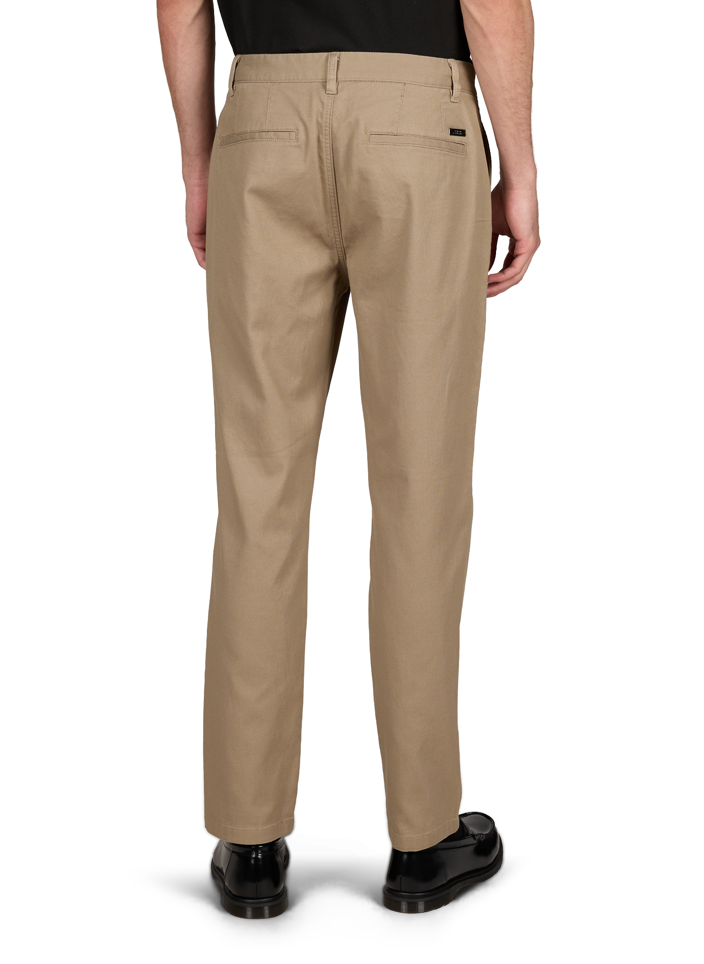 Pantalon regular en coton mélangé ARMANI EXCHANGE Marron