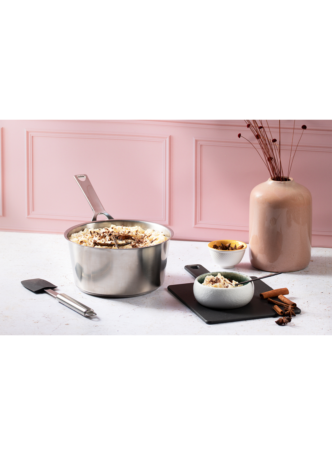Casserole 1826 en inox CRISTEL Gris