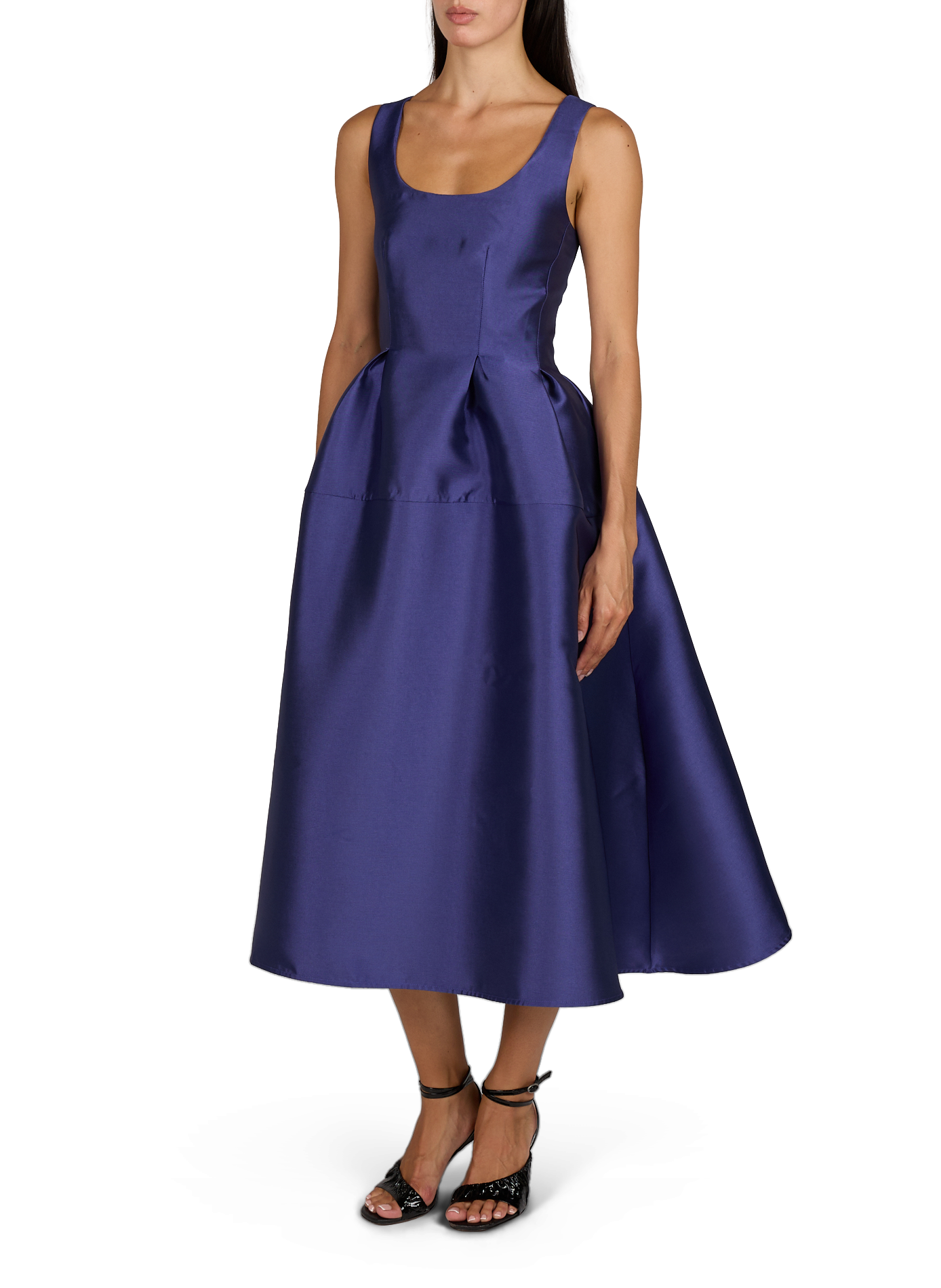 Robe longue évasée MARQUES ALMEIDA Bleu
