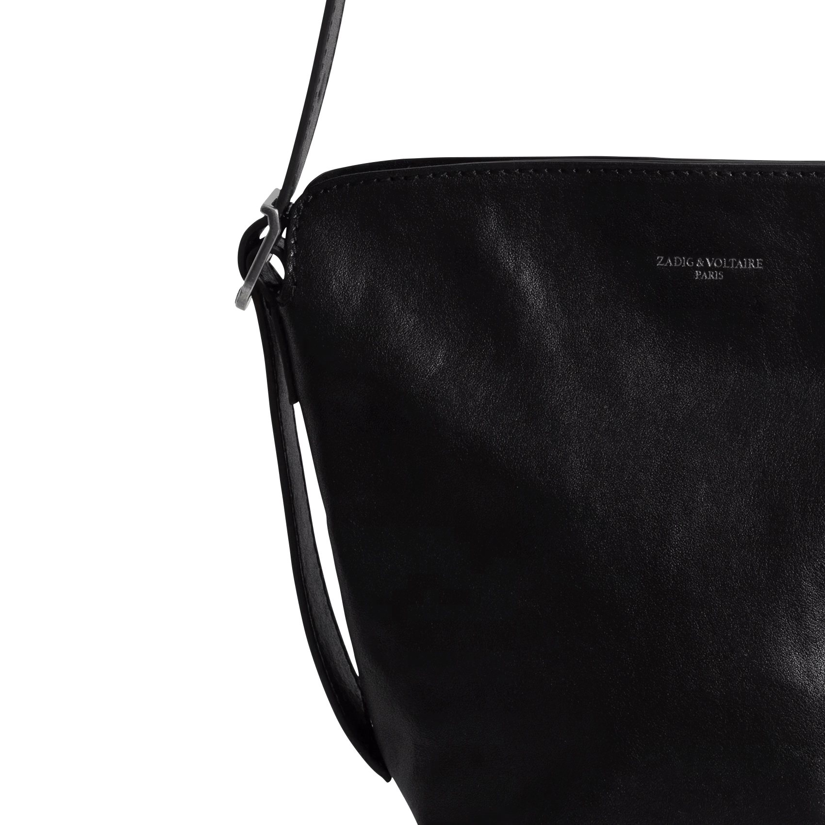 Sac bandoulière en cuir baby jane ZADIG&VOLTAIRE Noir