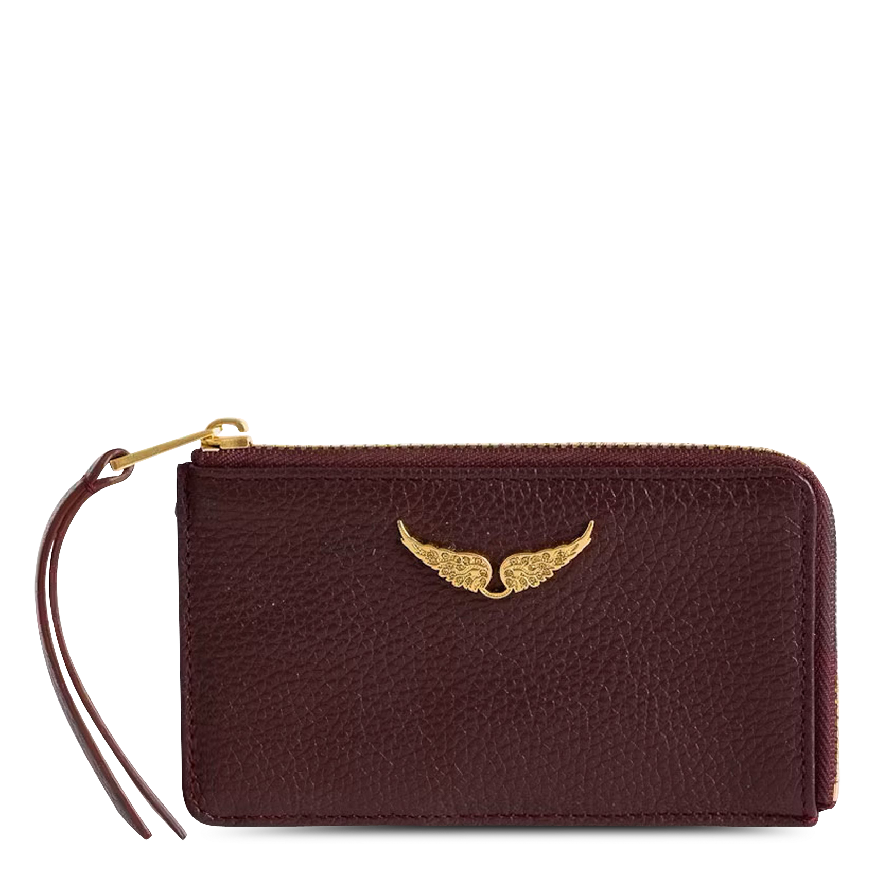 Porte-cartes en cuir zv card ZADIG&VOLTAIRE Violet