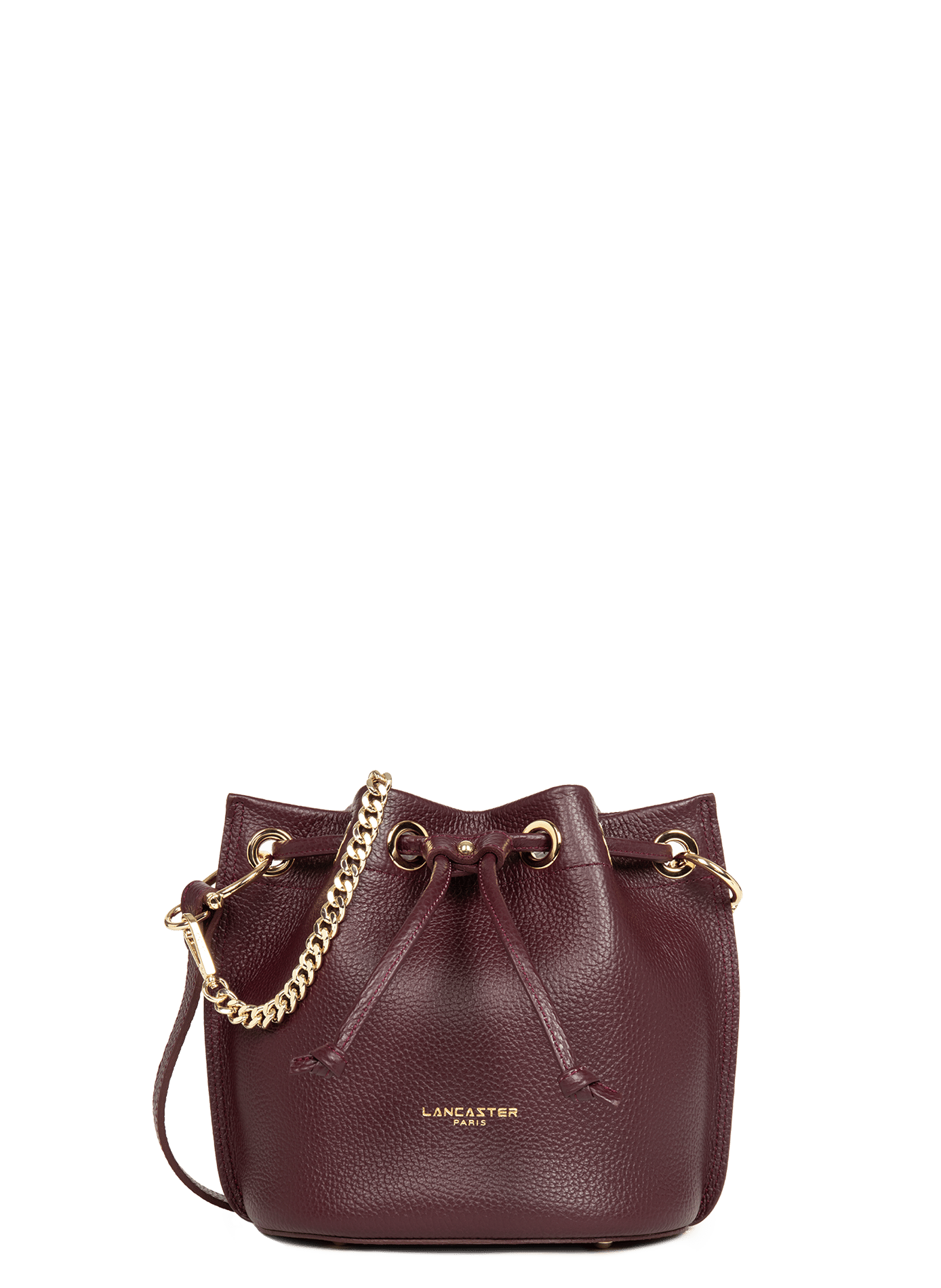 Petit sac bourse - alba double LANCASTER Rouge
