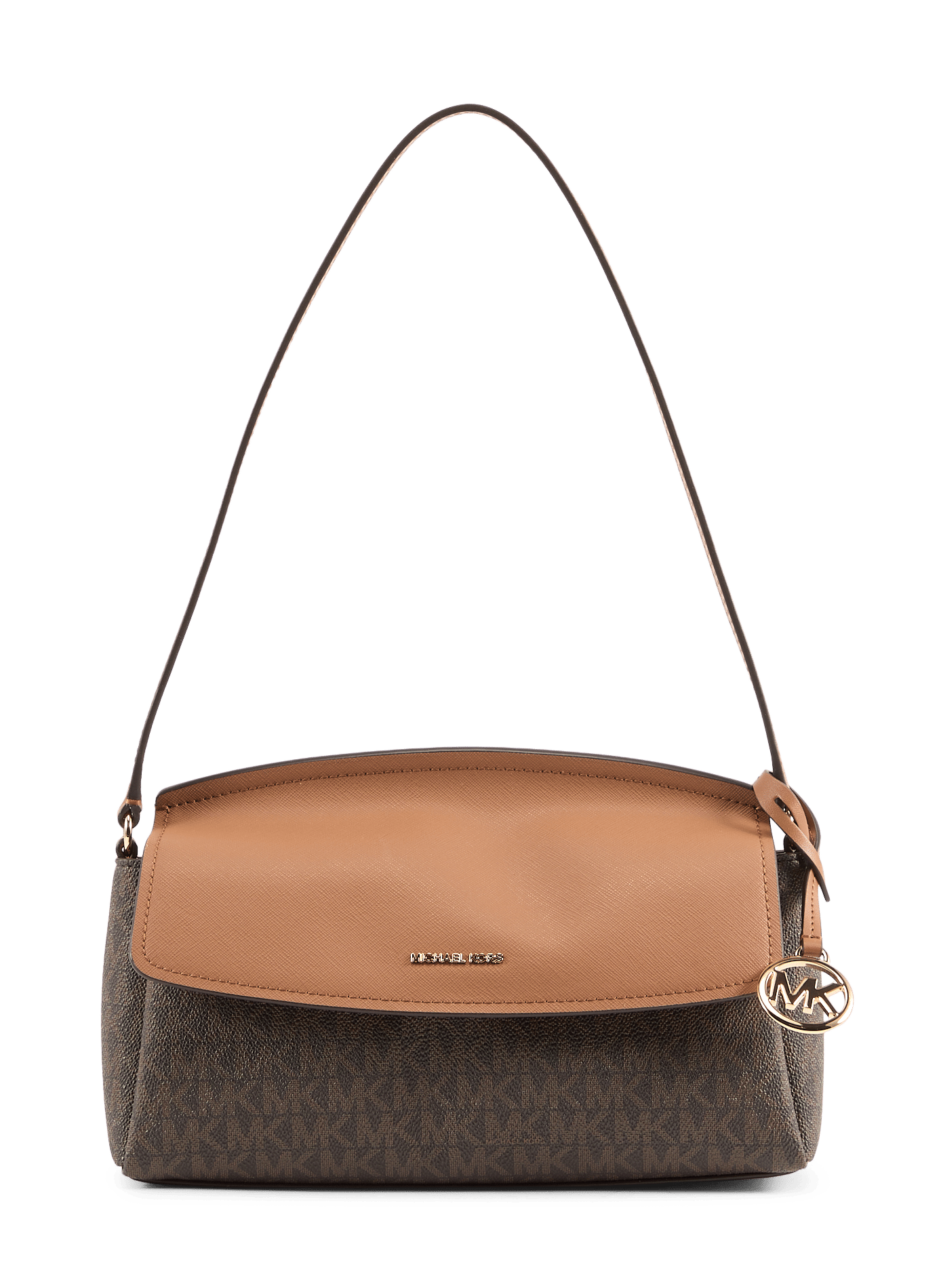 Textured logo print Landry handbag MICHAEL KORS Brown