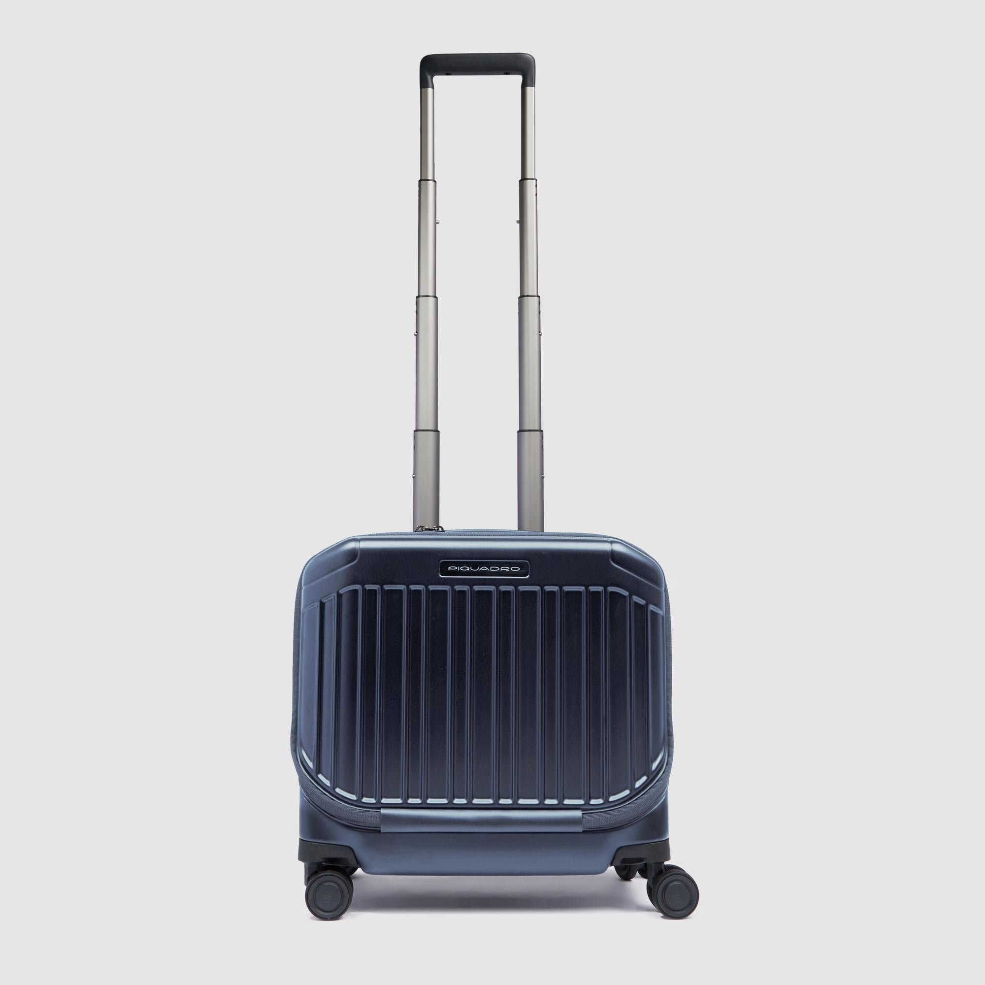 Trolley laptoptas 15,6" PIQUADRO Blauw