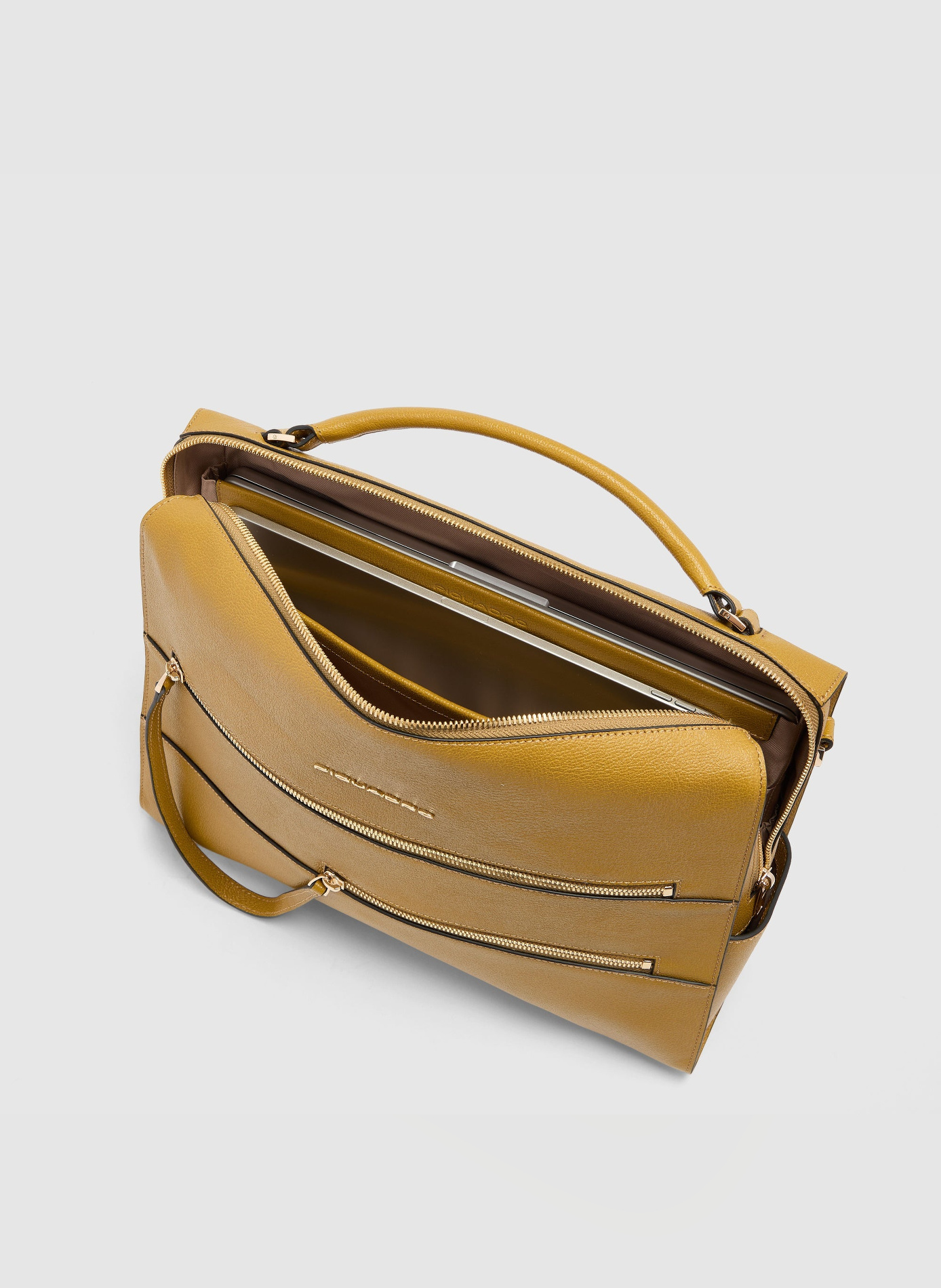Sac à ordinateur femme 14" PIQUADRO Jaune