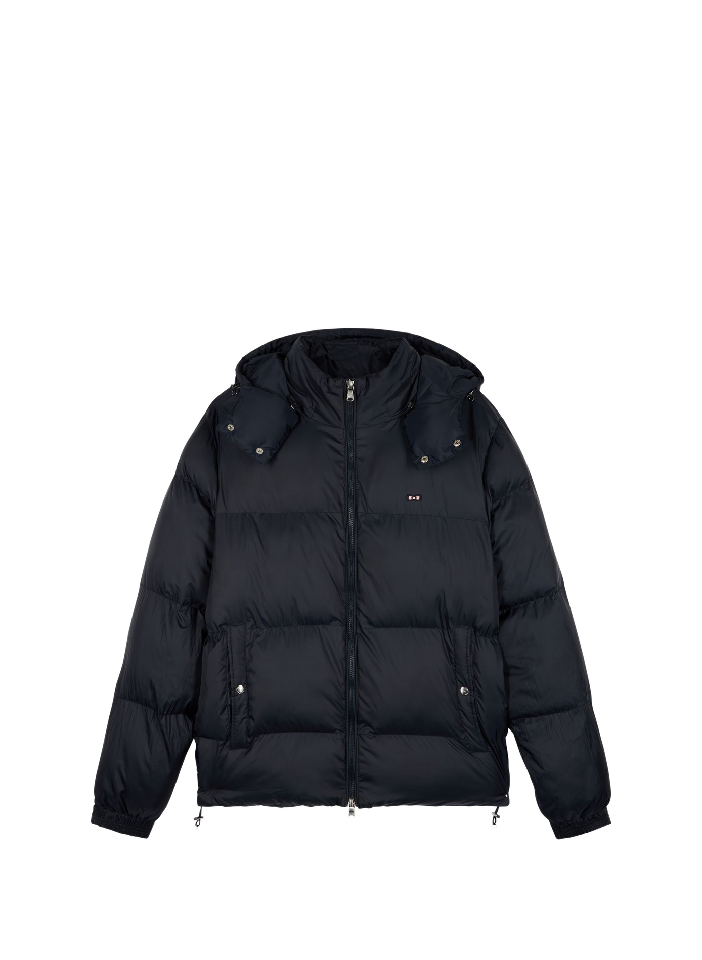 Straight down jacket with removable hood EDEN PARK Blue