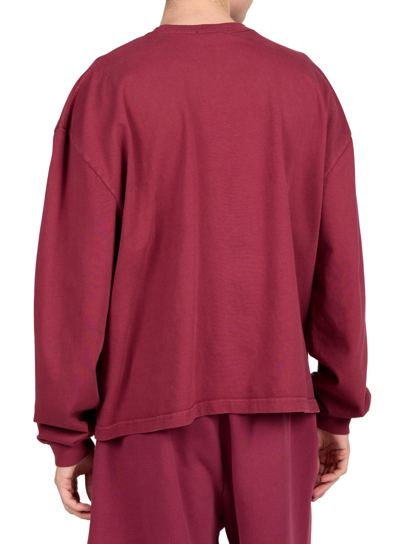 Oversized round neck cotton t-shirt WILLY CHAVARRIA Red