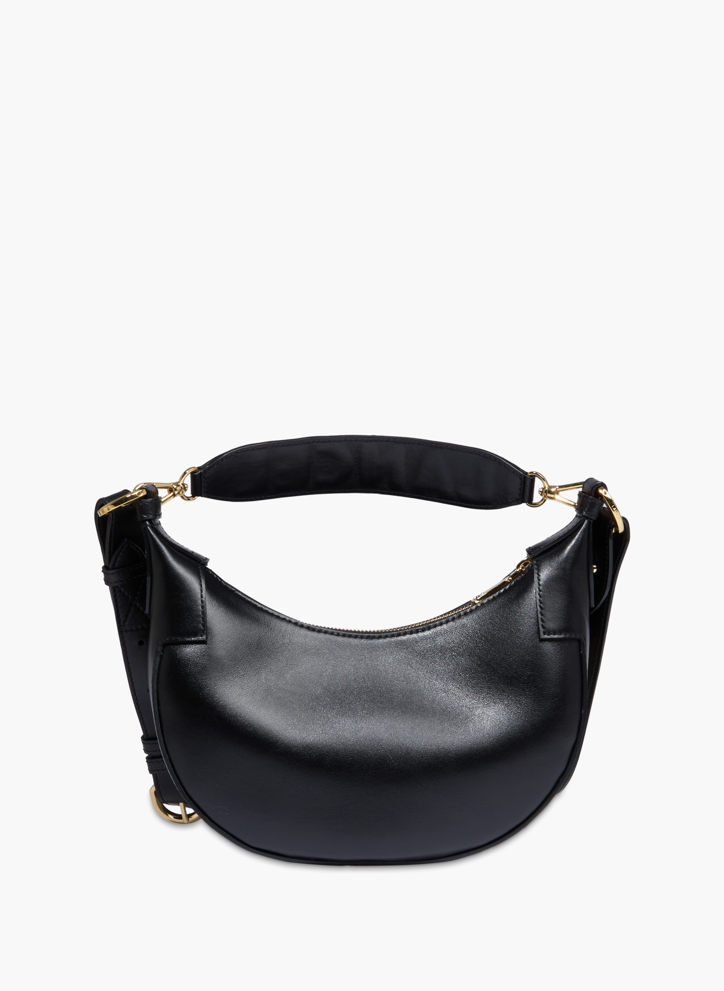 Sac hobo zippé s origami de lancel en cuir LANCEL Noir