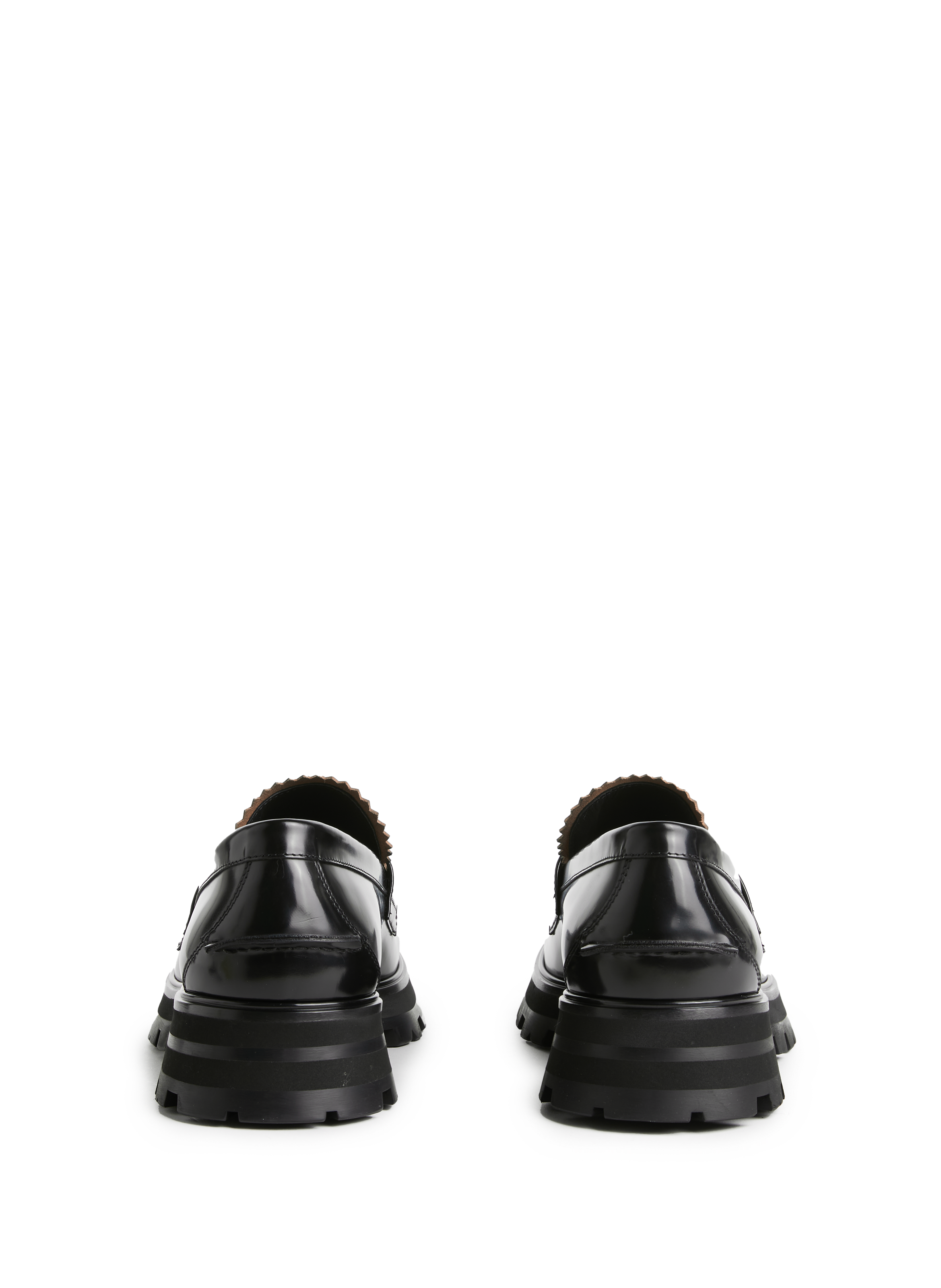 Leather loafers ALEXANDER MCQUEEN Black