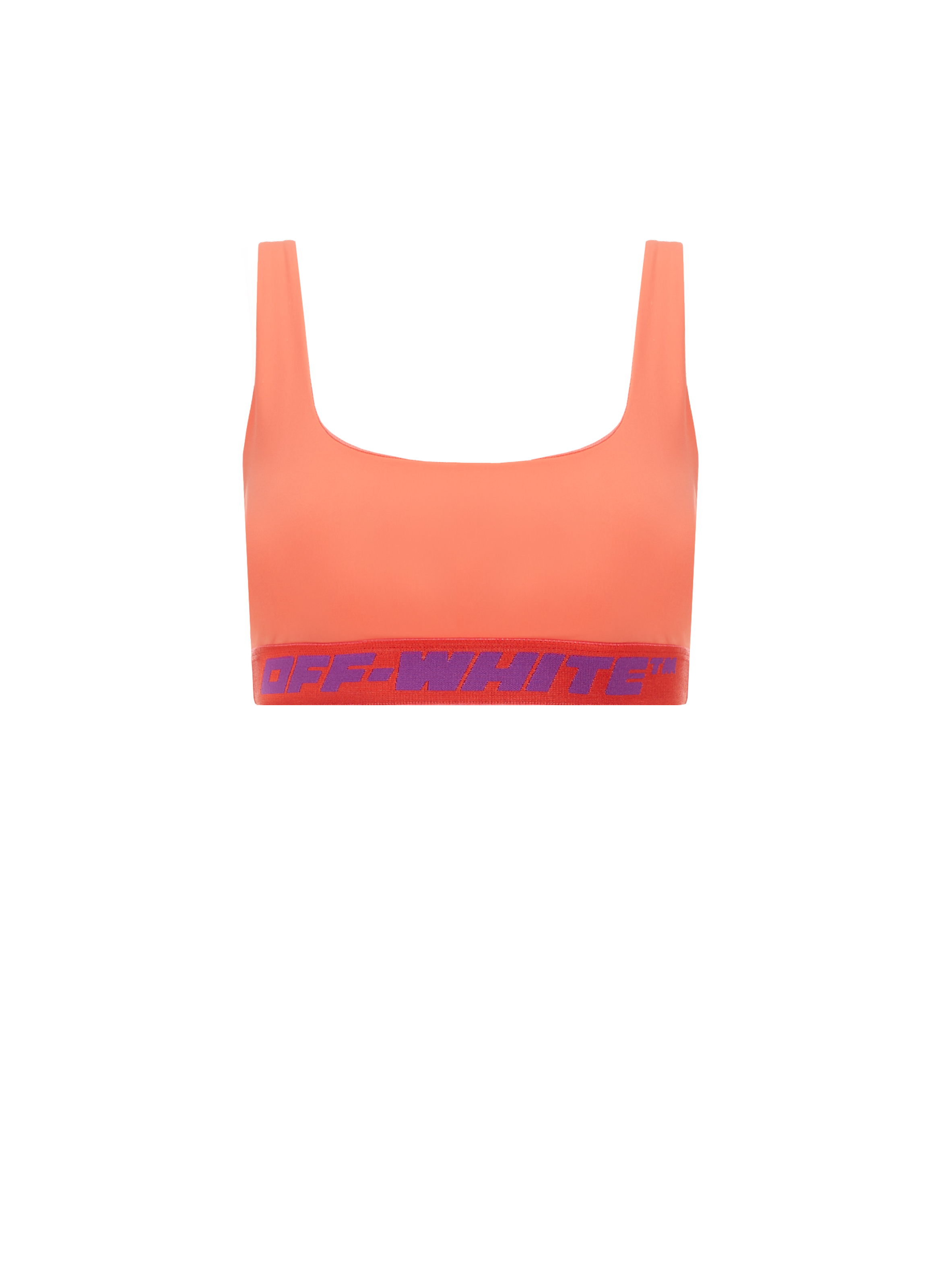 OFF-WHITE Brassière à logo Orange