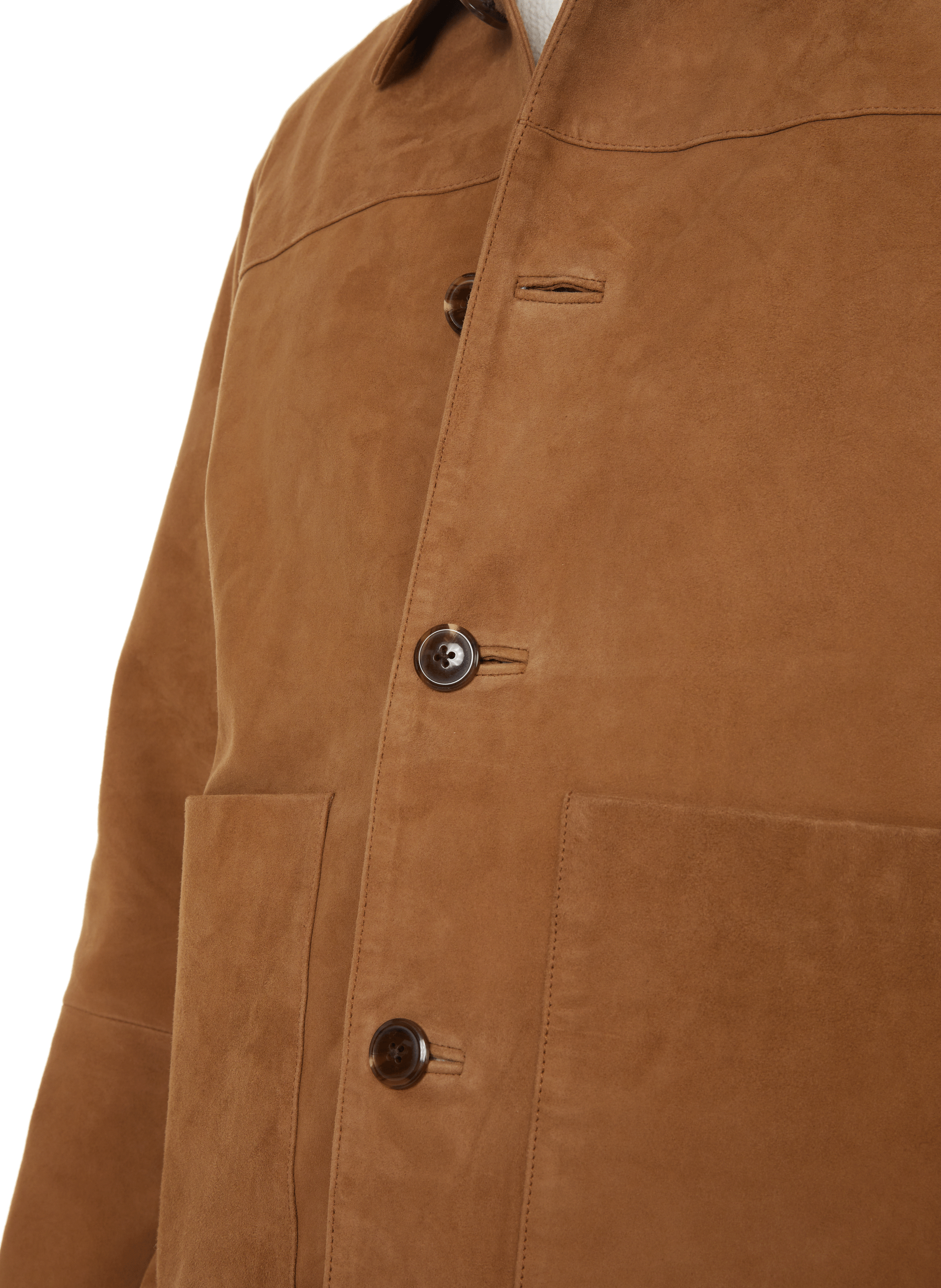Blouson Buise en suède SAISON 1865 Beige