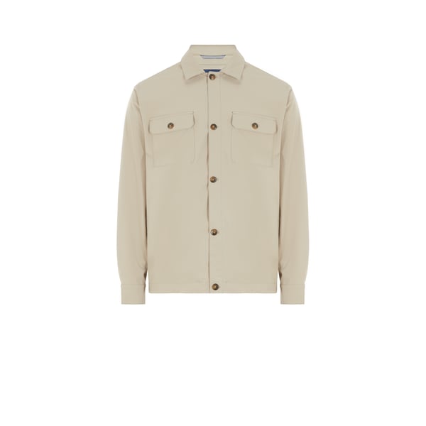 Façonnable Shacket In Beige